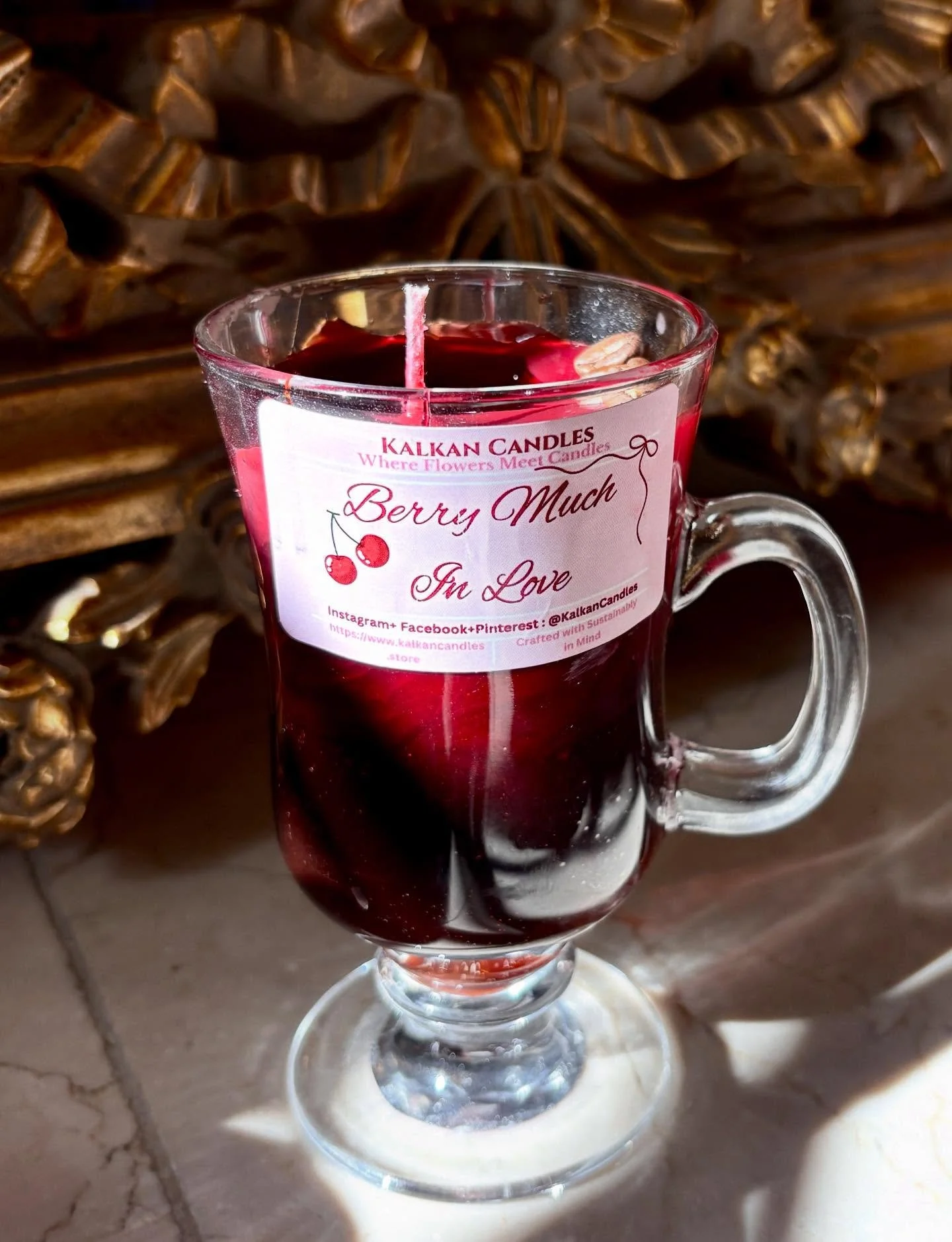 Cherry foam latte candle anyone? 🍒☕️