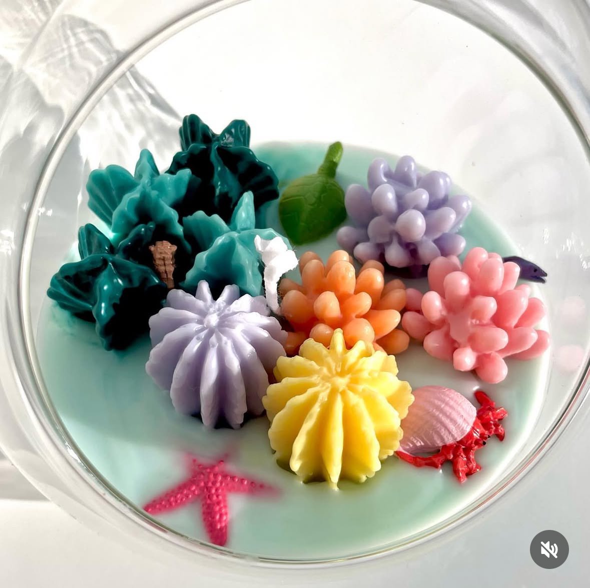 Coral Reef Candle