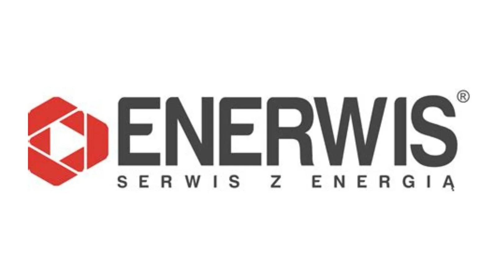 Enerwis logo with "Serwis z Energią" slogan