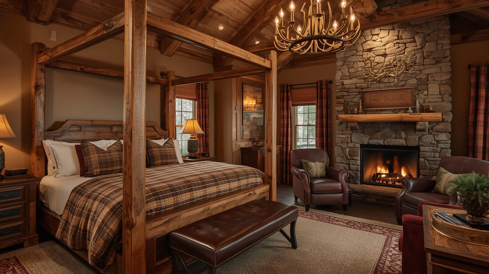 Lucid_Origin_Highend_rustic_lodge_bedroom_with_a_sturdy_timber_0.jpg