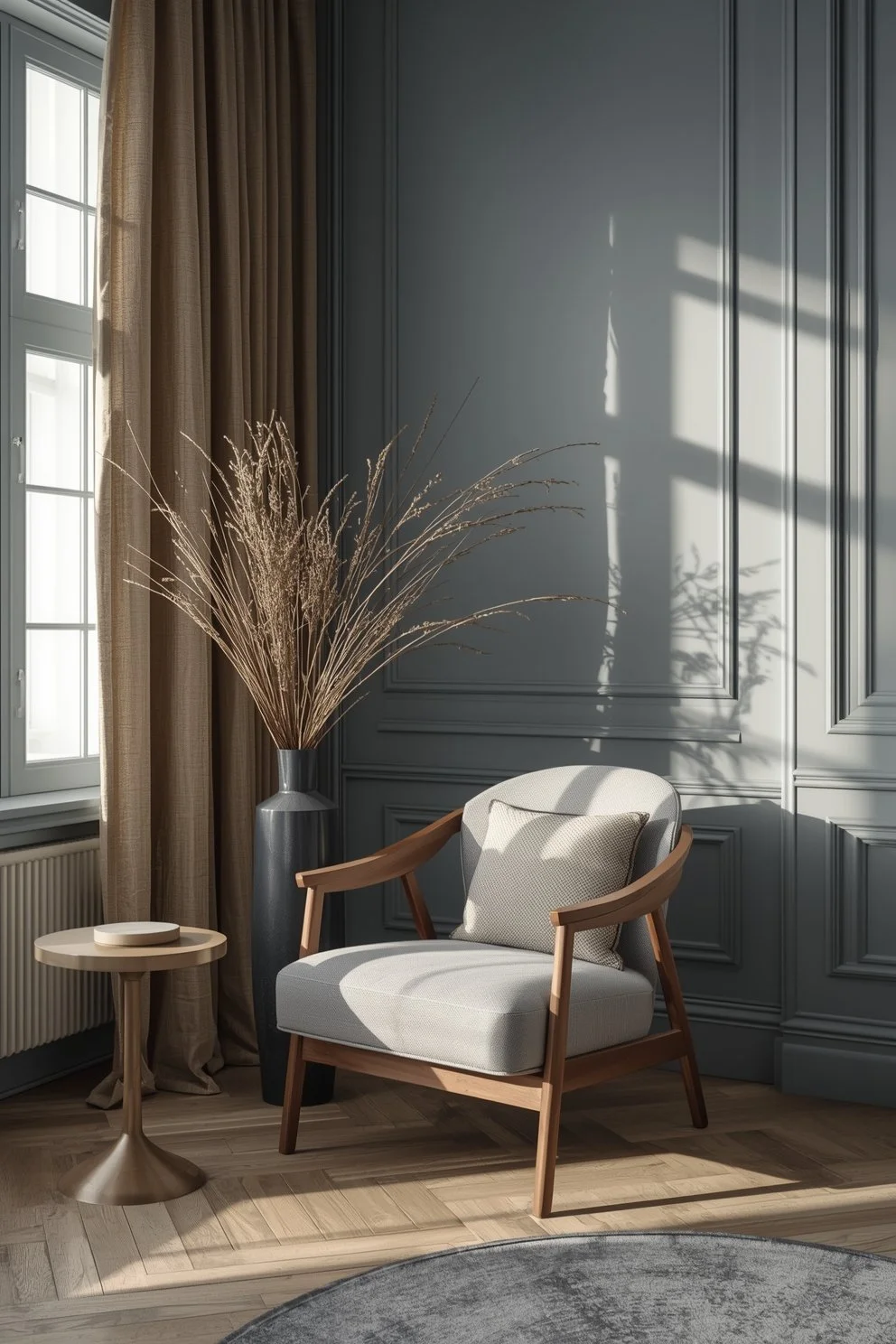 Bergen Nordic Coastal – Soft Blues, Weathered Wood &amp; Misty Scandinavian Calm