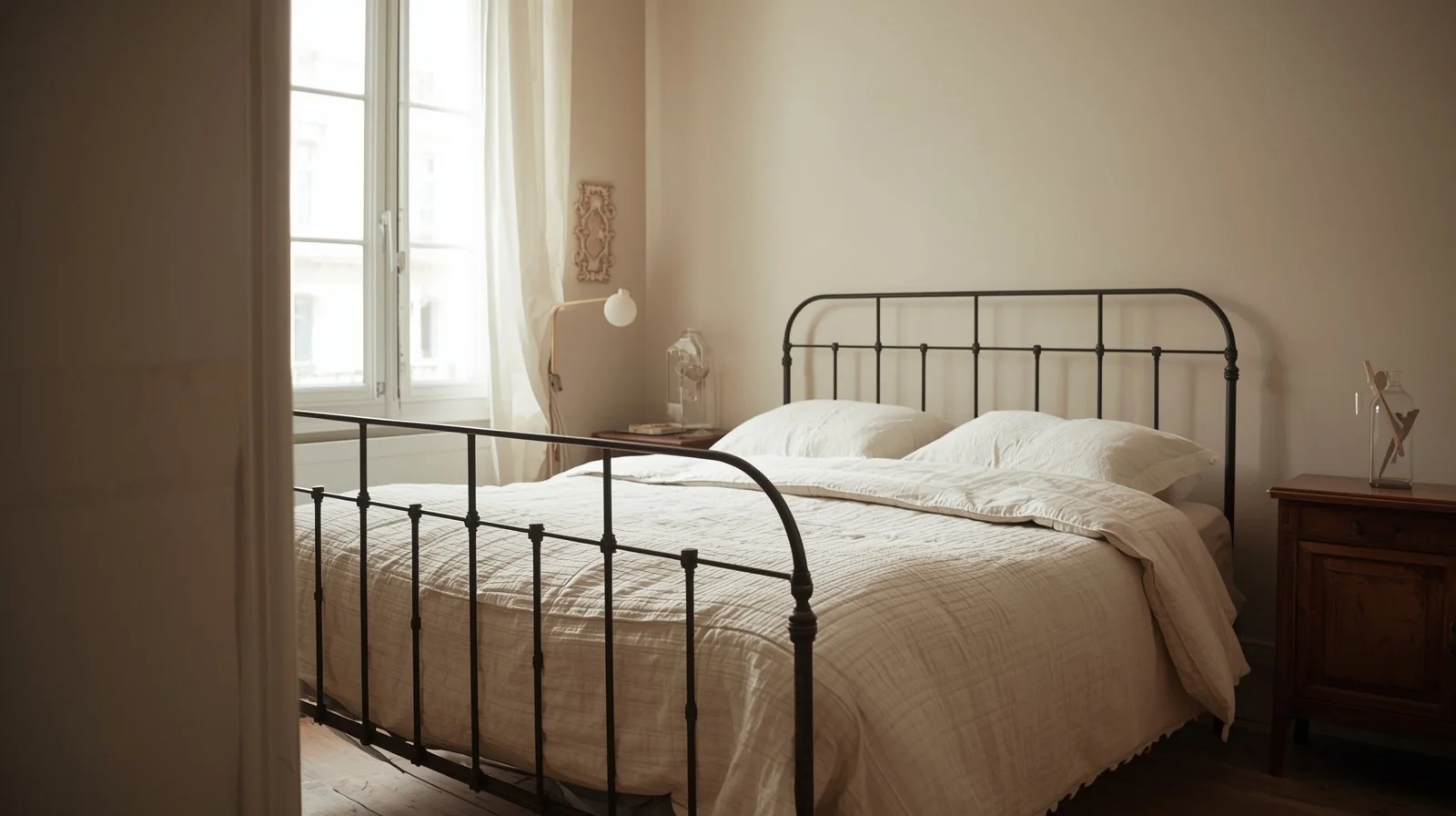 Lucid_Origin_Parisian_bedroom_interior_with_simple_iron_bed_fr_0.jpg