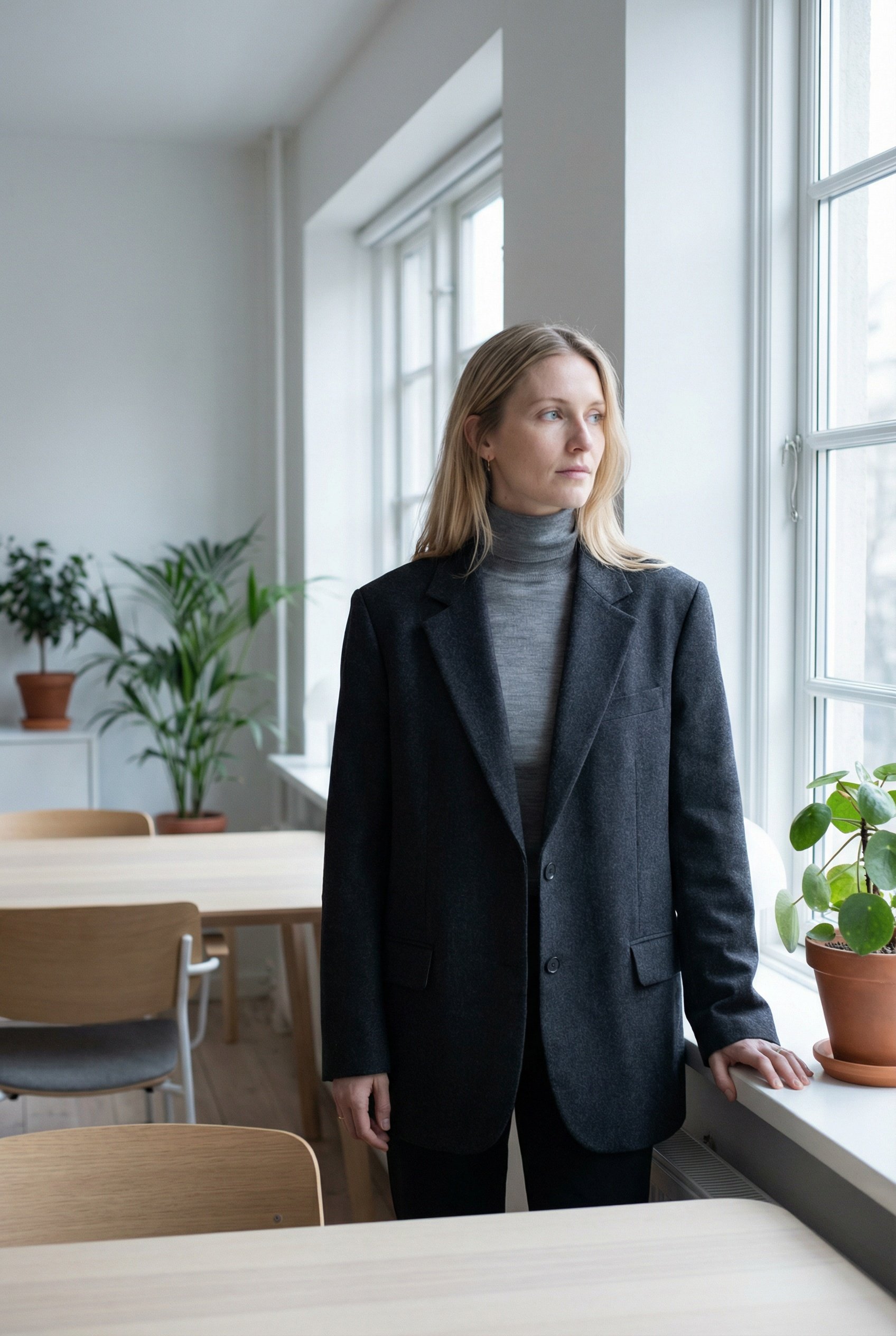 gemini-image-2_“Tall_slim_blonde_model_wearing_fine_grey_merino_knit_under_oversized_charcoal-0.jpg