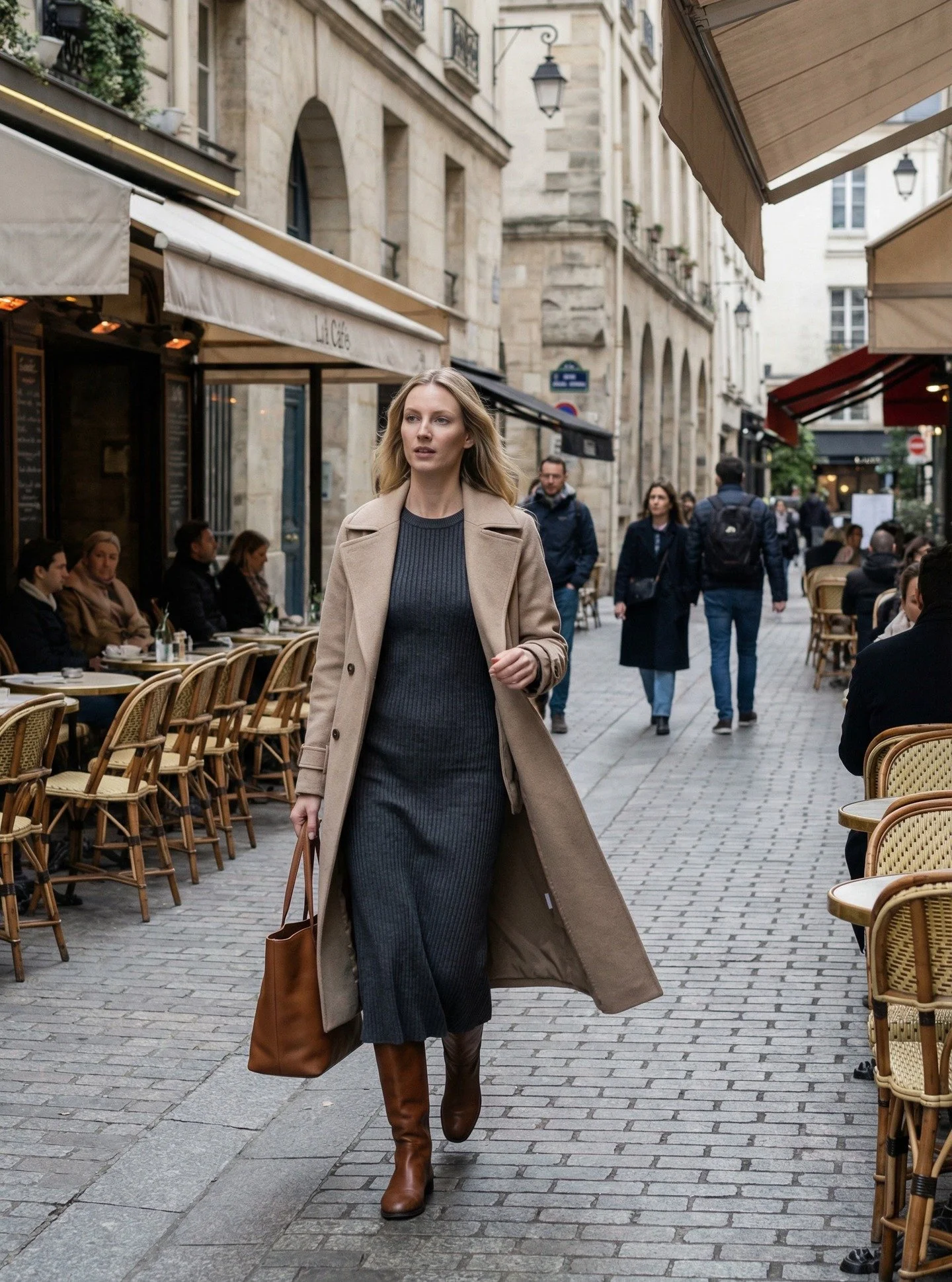 Modern 90s Spring &ndash; Knit Dress &amp; Trench

A fitted knit dress layered with a classic trench&mdash;bringing that effortless 90s minimal feel into a modern, Parisian silhouette.

Sleek, timeless, and quietly refined.

#ootd #springstyle #90sst