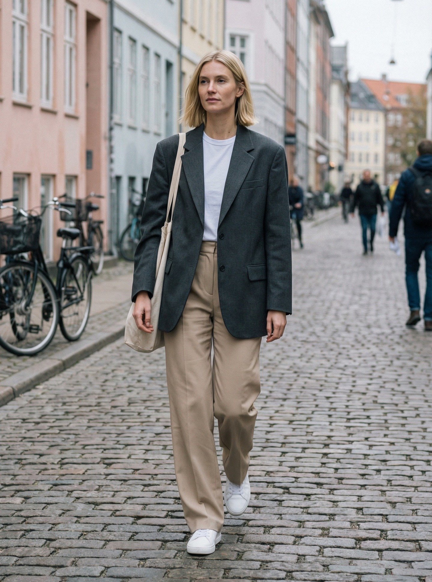 90s-Inspired Spring &ndash; Blazer &amp; Tailored Trousers

An oversized blazer with a simple tee and relaxed tailored trousers&mdash;bringing back that effortless 90s minimal feel in a clean, modern way.

Understated, polished, and timeless.

#ootd 