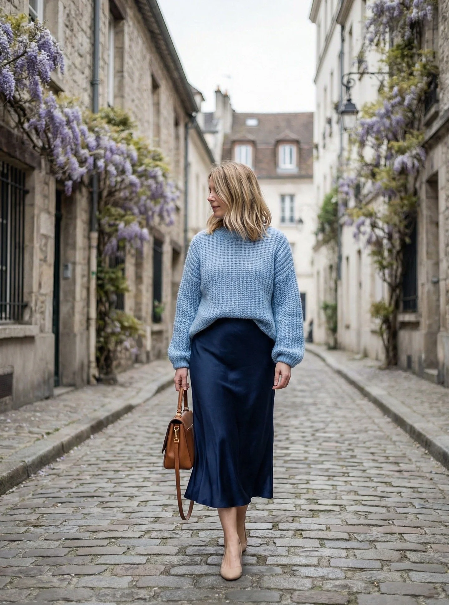 90s-Inspired Spring &ndash; Knit &amp; Satin Skirt

A soft knit paired with a fluid satin skirt&mdash;bringing back that effortless 90s minimal feel with a feminine, modern touch.

Elegant, relaxed, and timeless.

#ootd #springstyle #90sstyle #fashio