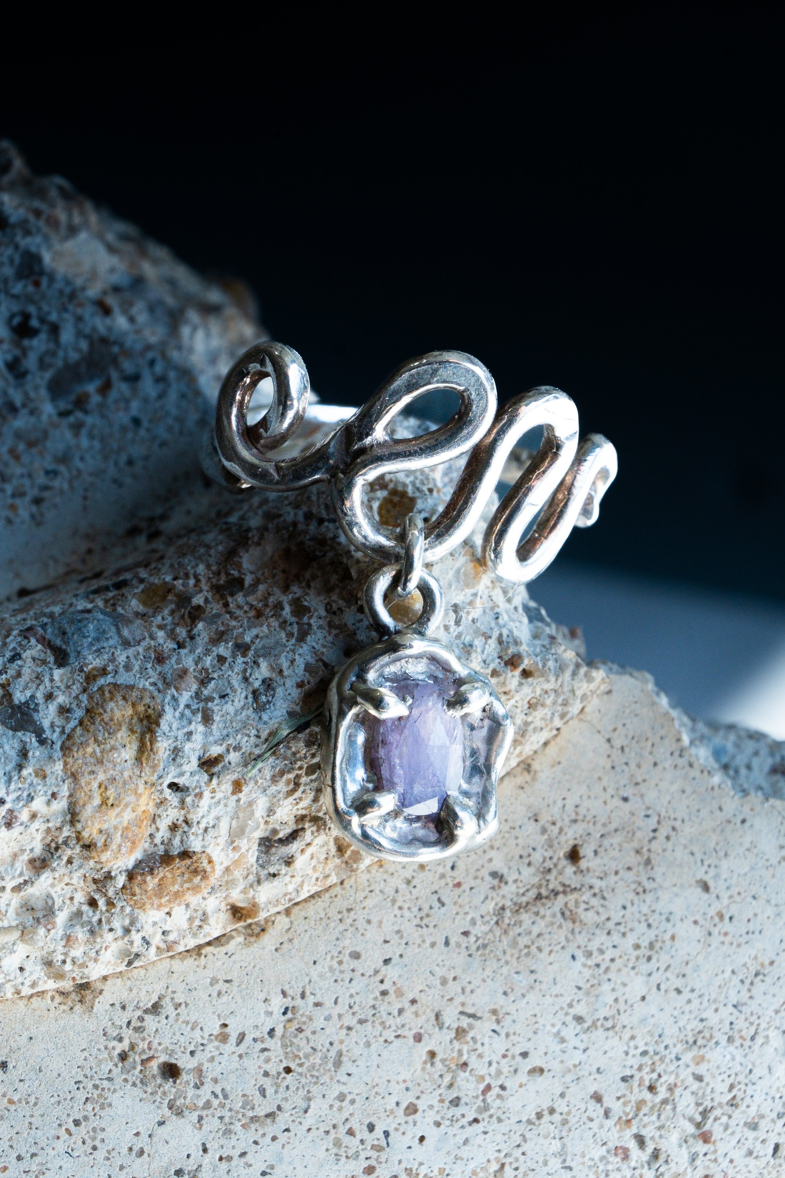 Serpent & Sapphire Ring
