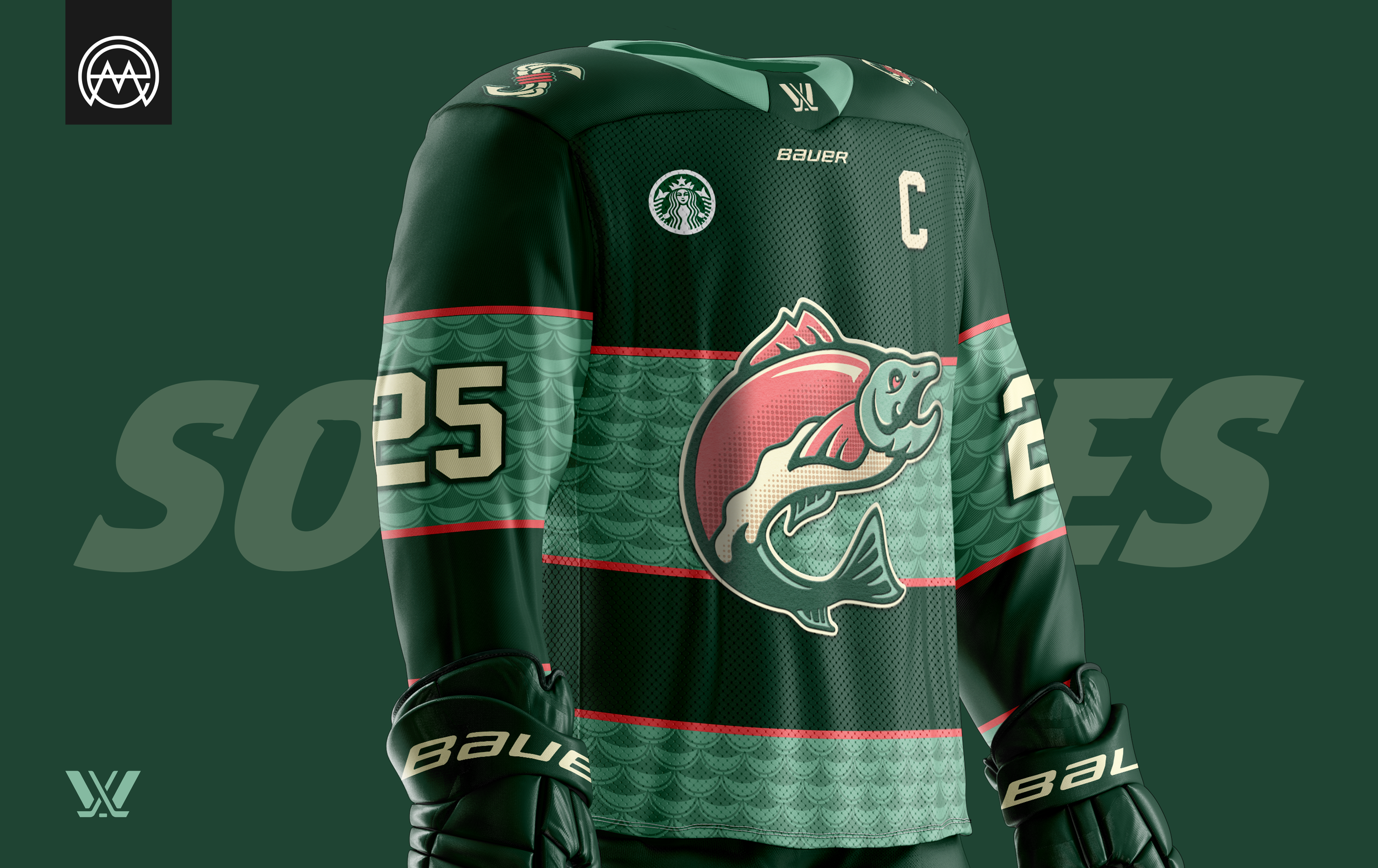 Seattle Sockeye Branding
