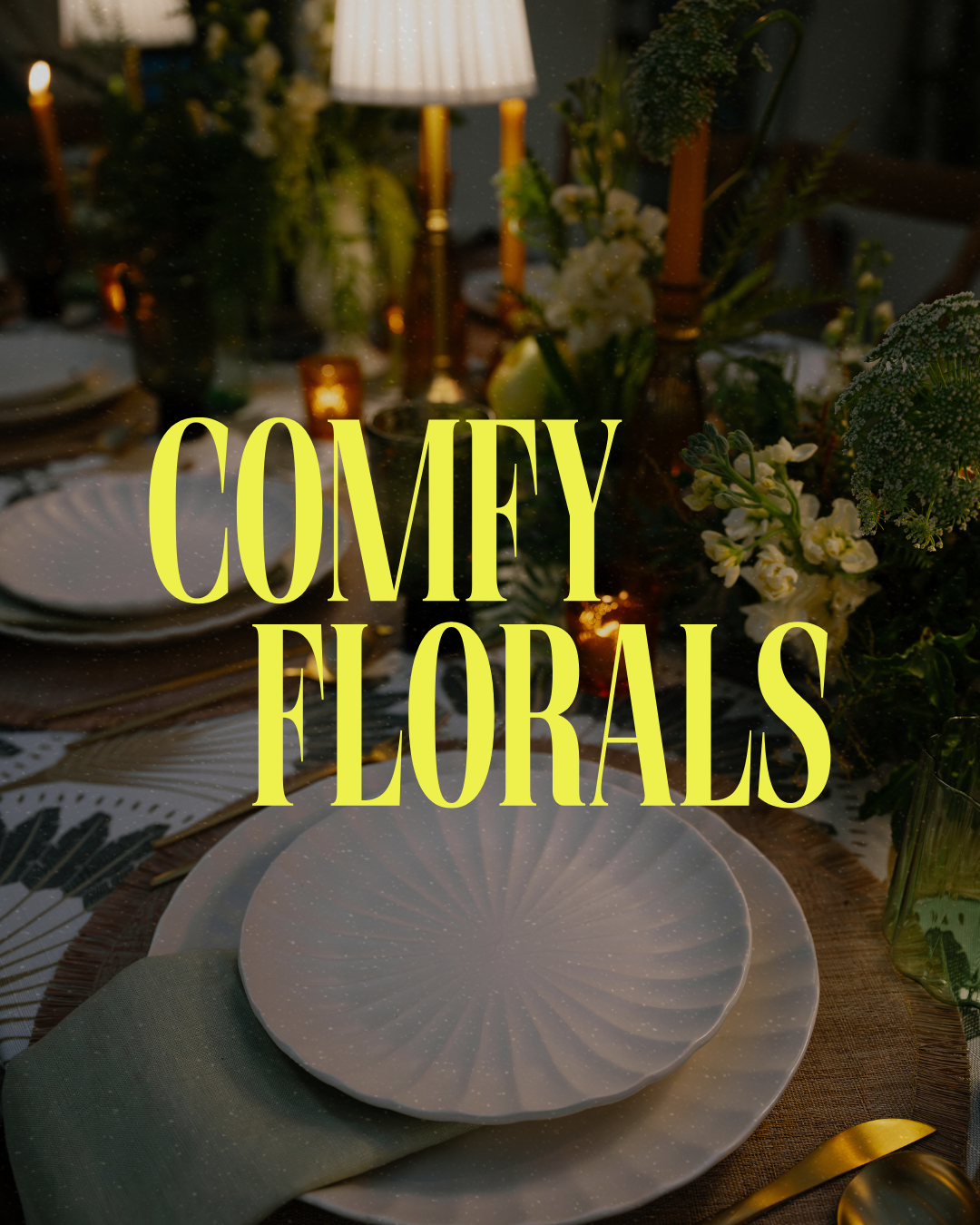 Comfy Florals - Brand Identity