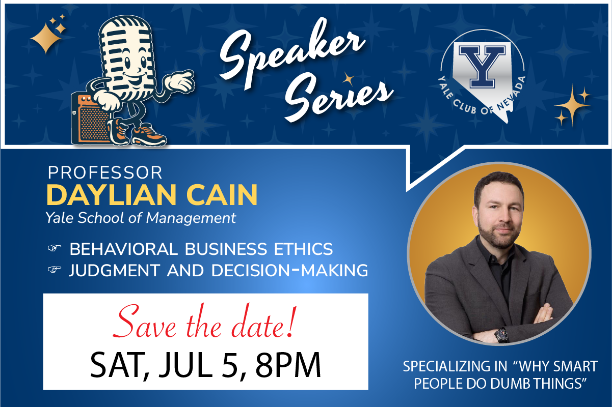 YCN Speaker Series: Professor Daylian Cain