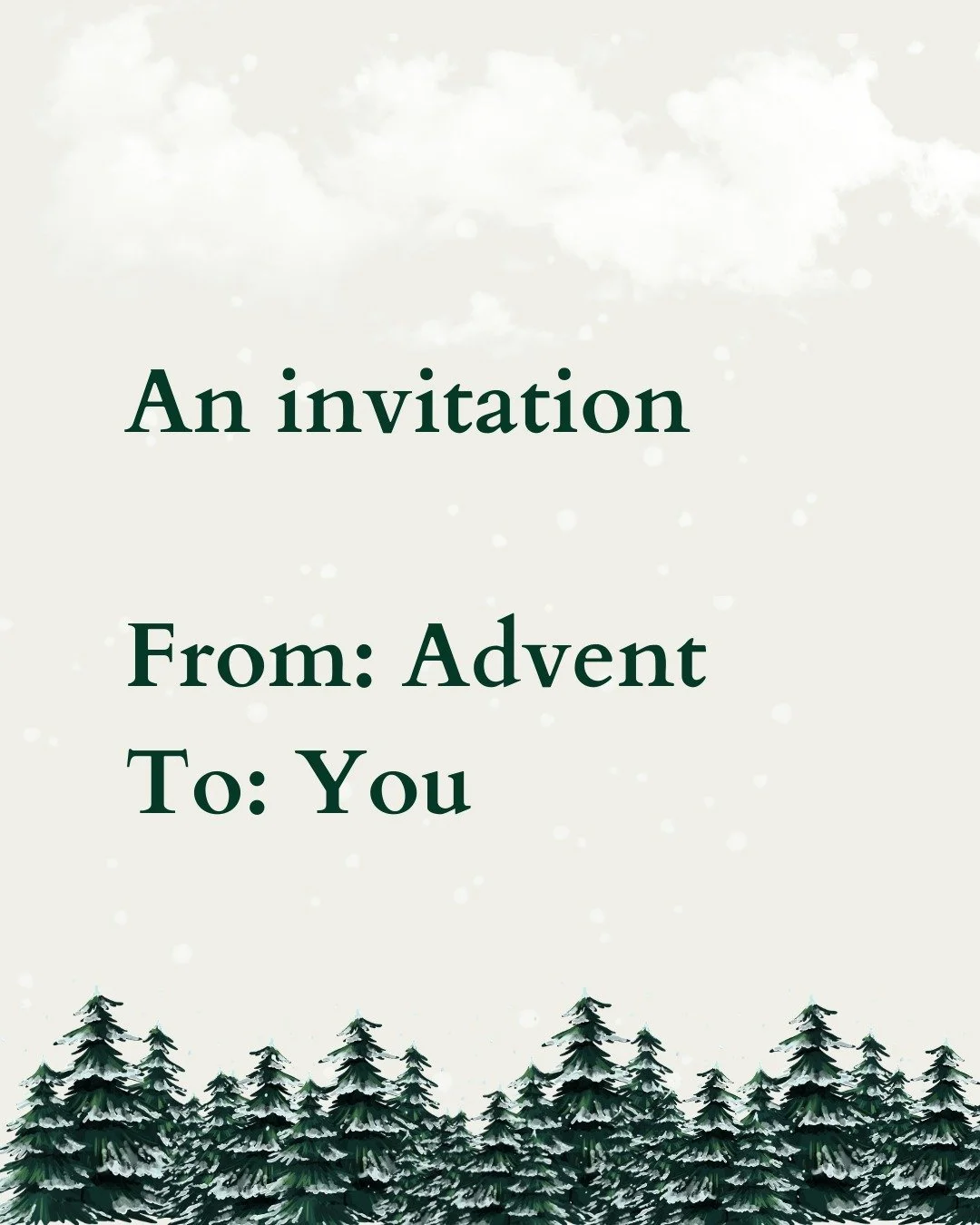 Advent invites us to gather the threads of our year and hold them in God&rsquo;s presence &mdash; reconnecting our story with His.

Swipe to explore this invitation. 🌲