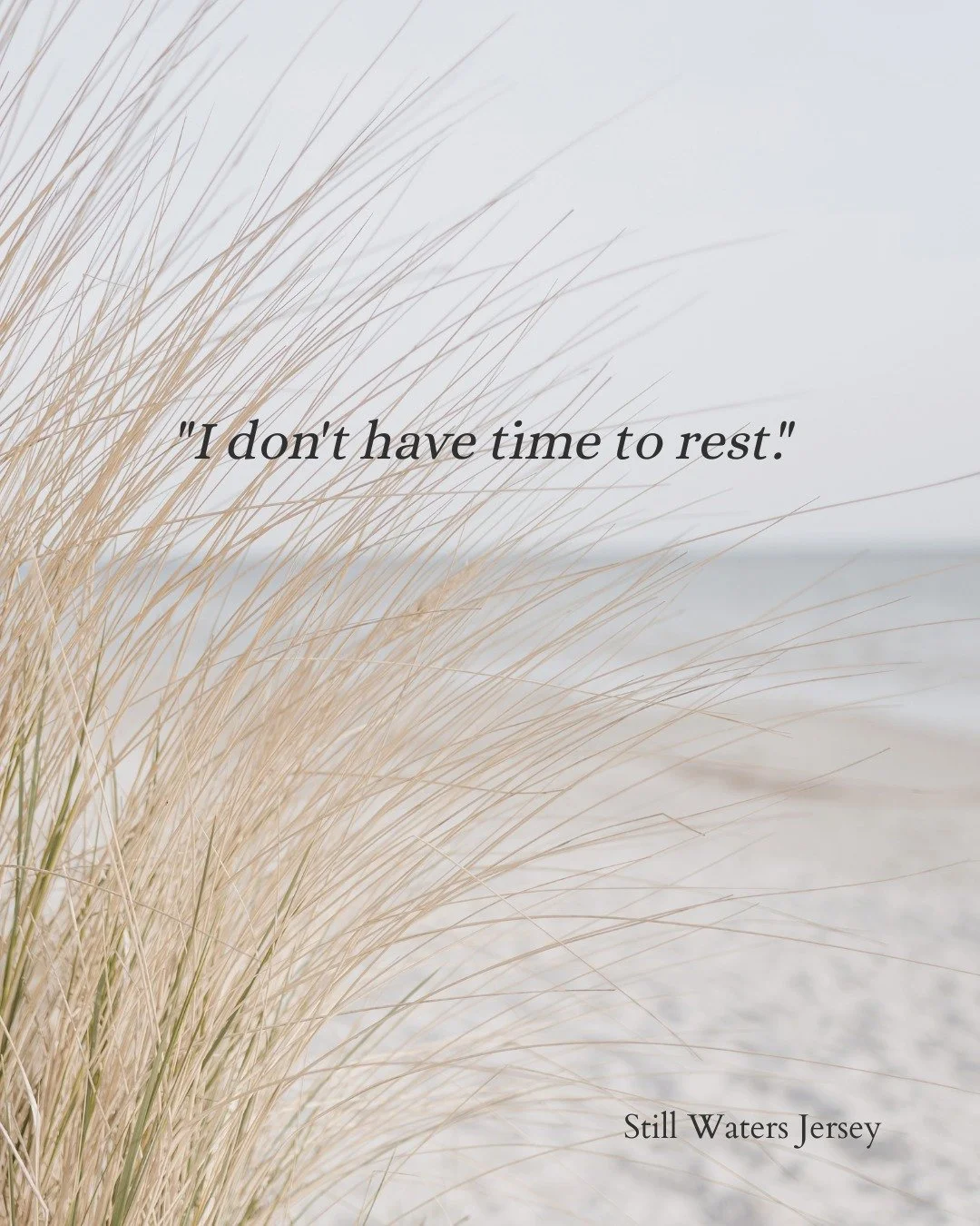 "I don't have time to rest."

We hear this a lot. We've said it ourselves.

But here's what we've noticed: the busier life gets, the more we need what restores us &mdash; and the faster we abandon it.

We stop praying. Stop moving our bodie