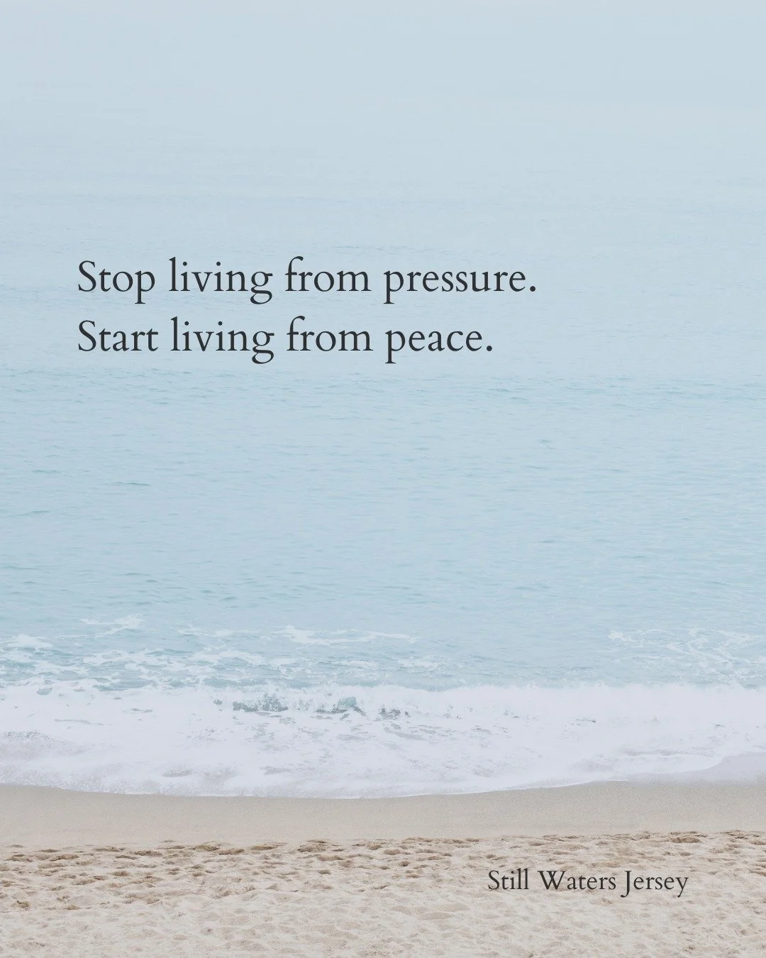 Someone asked us recently what Still Waters actually is.

We said: it's an invitation to stop living from pressure and start living from peace.

Not by escaping your responsibilities. 
Not by waiting until life settles down. 
But by building an inner