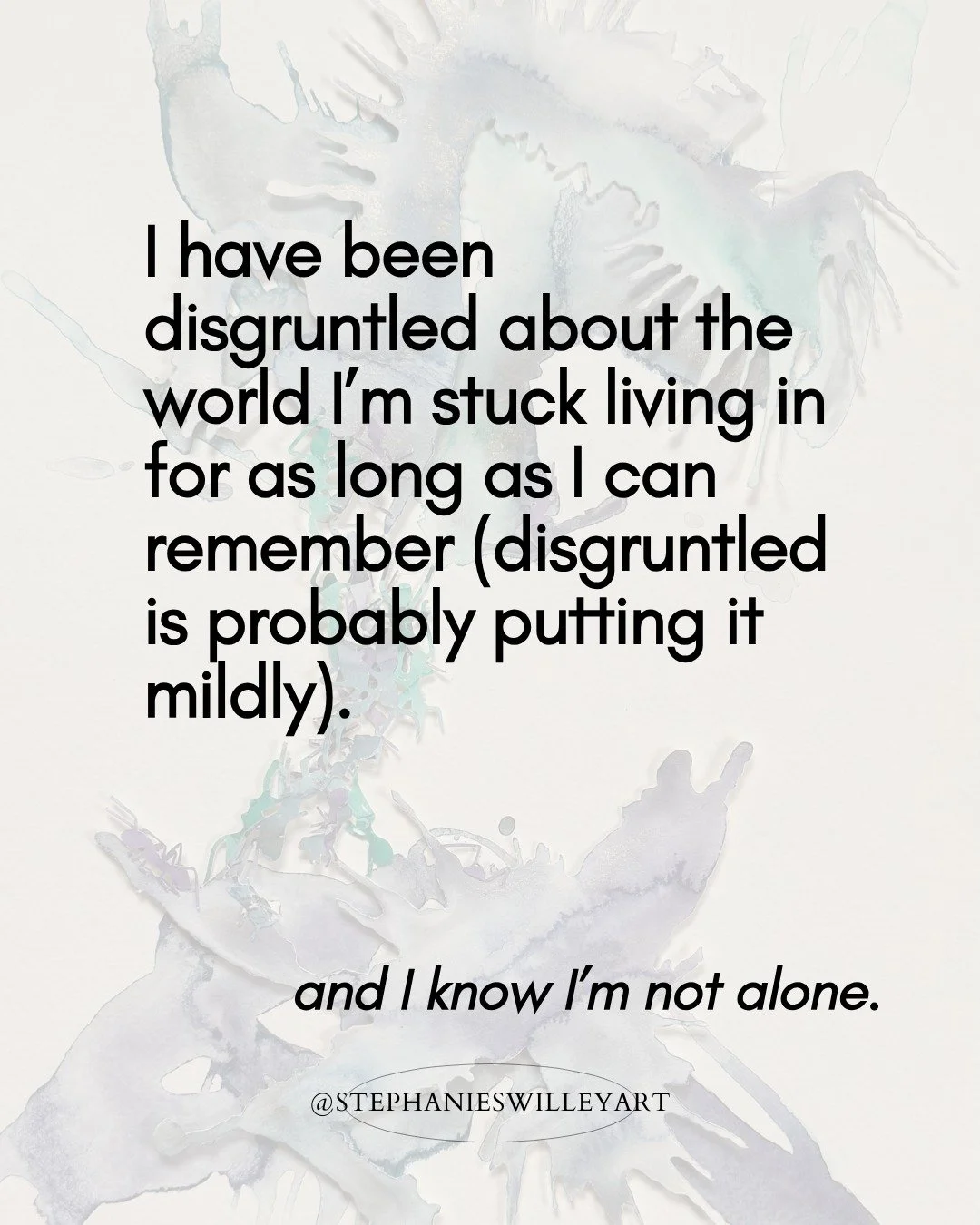 For me this means: 
Learning from nature how to live in community and reciprocity 
Learning to love my chronic-illness-having-self as the real and flawed person I am 
Leaning into to community (literally scheduling it into my week) even though it isn