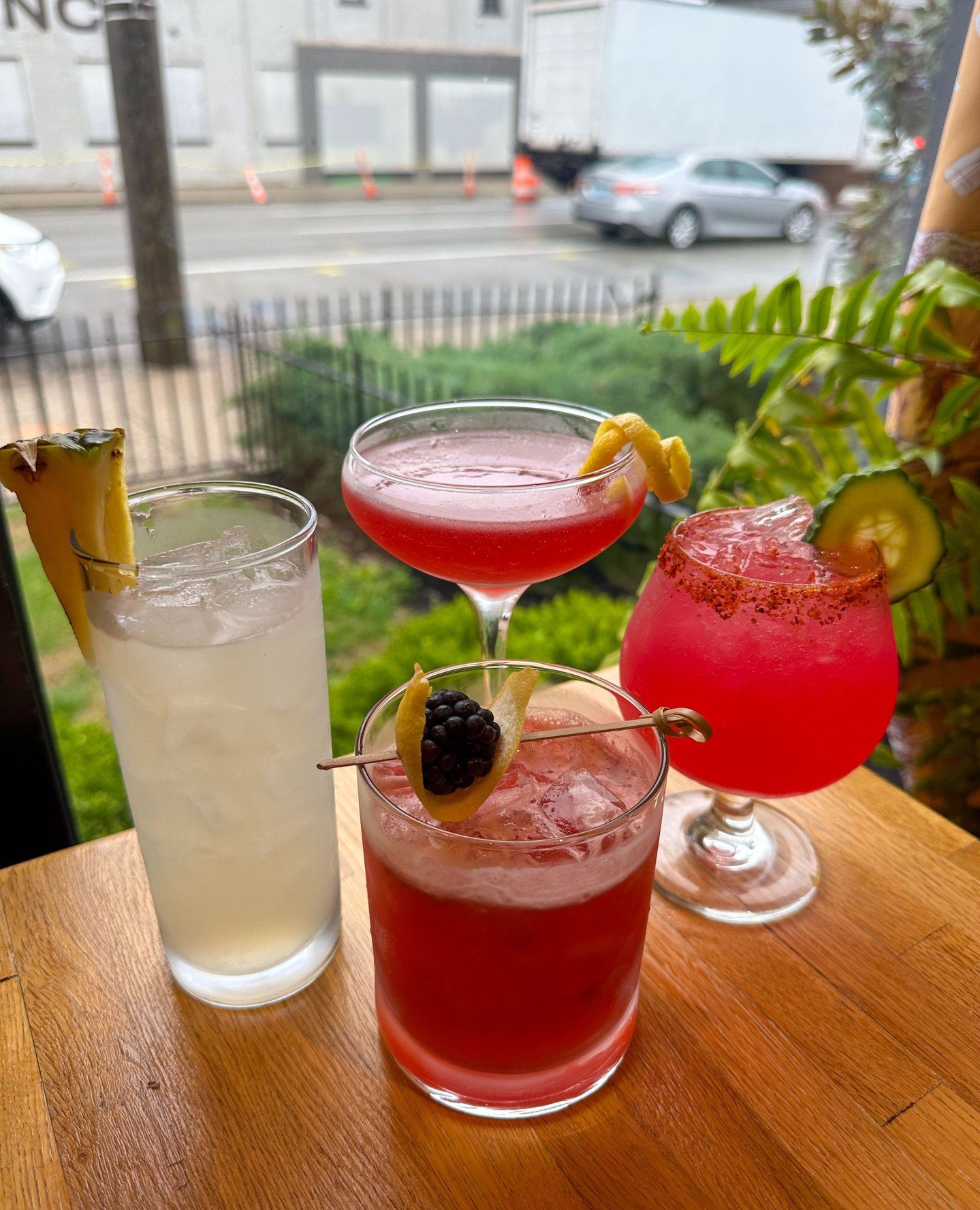 Back for the season and better than ever&hellip;our summer cocktail lineup is in full swing! ☀️⁠
⁠
We&rsquo;ve got the perfect drink to match your patio energy:⁠
⁠
🍹 Victoria &ndash; Tequila, strawberry-basil simple syrup, dry cura&ccedil;ao, lime⁠
