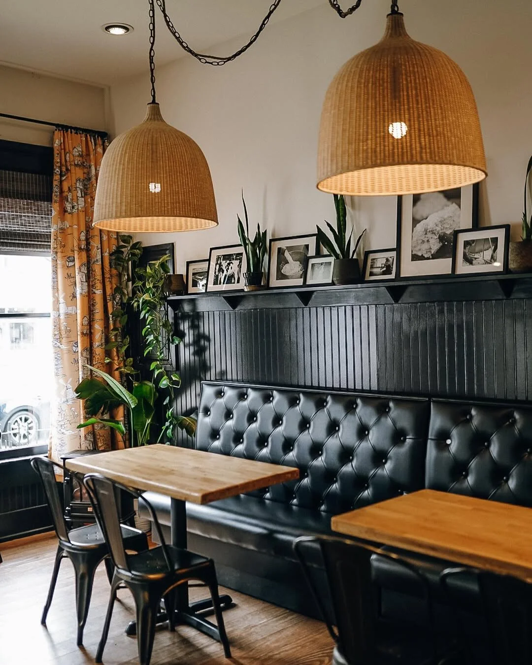 Don't let the cold weather stop you from coming in! ⁠
⁠
We have a beautiful space to get cozy in. 🥰⁠
⁠
We have $2 off cocktails today from 5-7pm. See you soon!