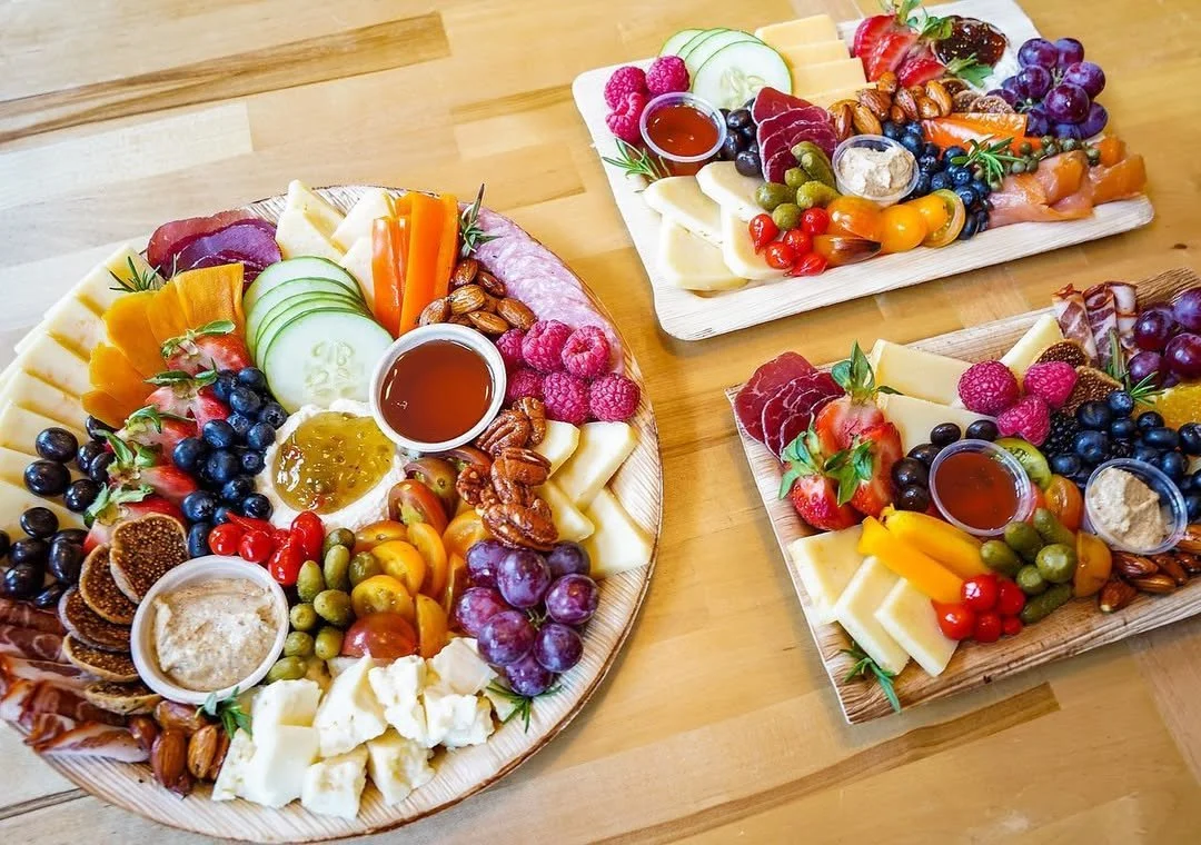 Forecast: snow outside, charcuterie inside. ❄️🧀⁠
⁠
Come grab a board and a bottle 🍷 before the storm rolls in - future you will be very thankful.⁠
⁠
Stay warm and safe out there this weekend!