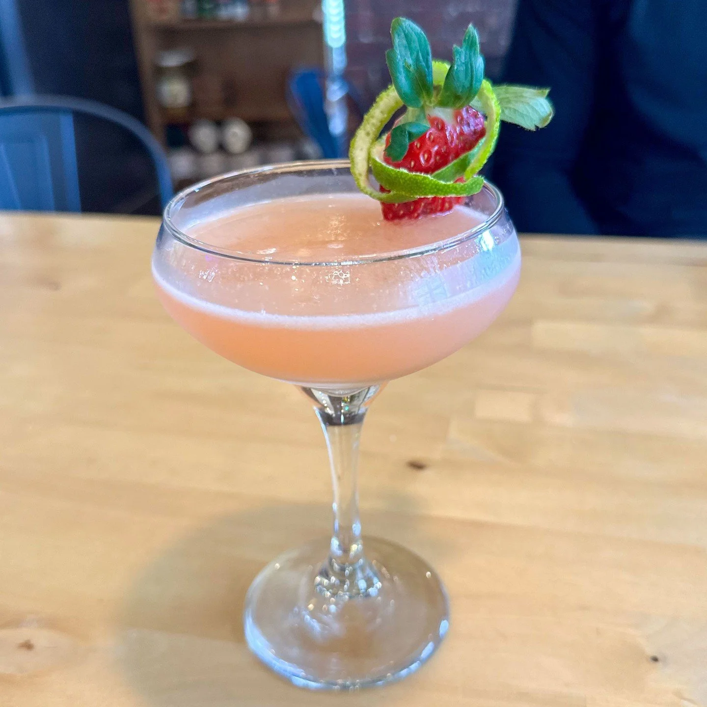 Meet the Spring Fling 💘⁠
⁠
Our new Valentine&rsquo;s cocktail is here - tequila, guava, lime, and elderflower liqueur. Bright ready to steal your heart. 🍸️