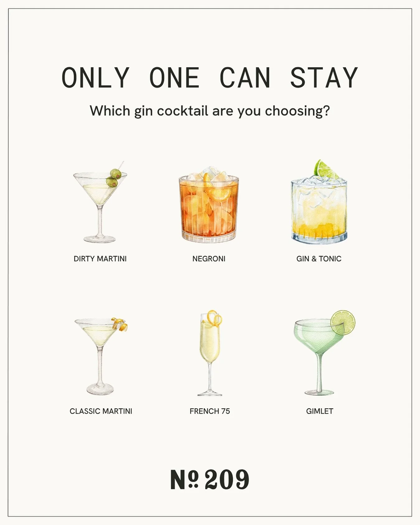 Drop your top pick in the comments #gin #gincocktail