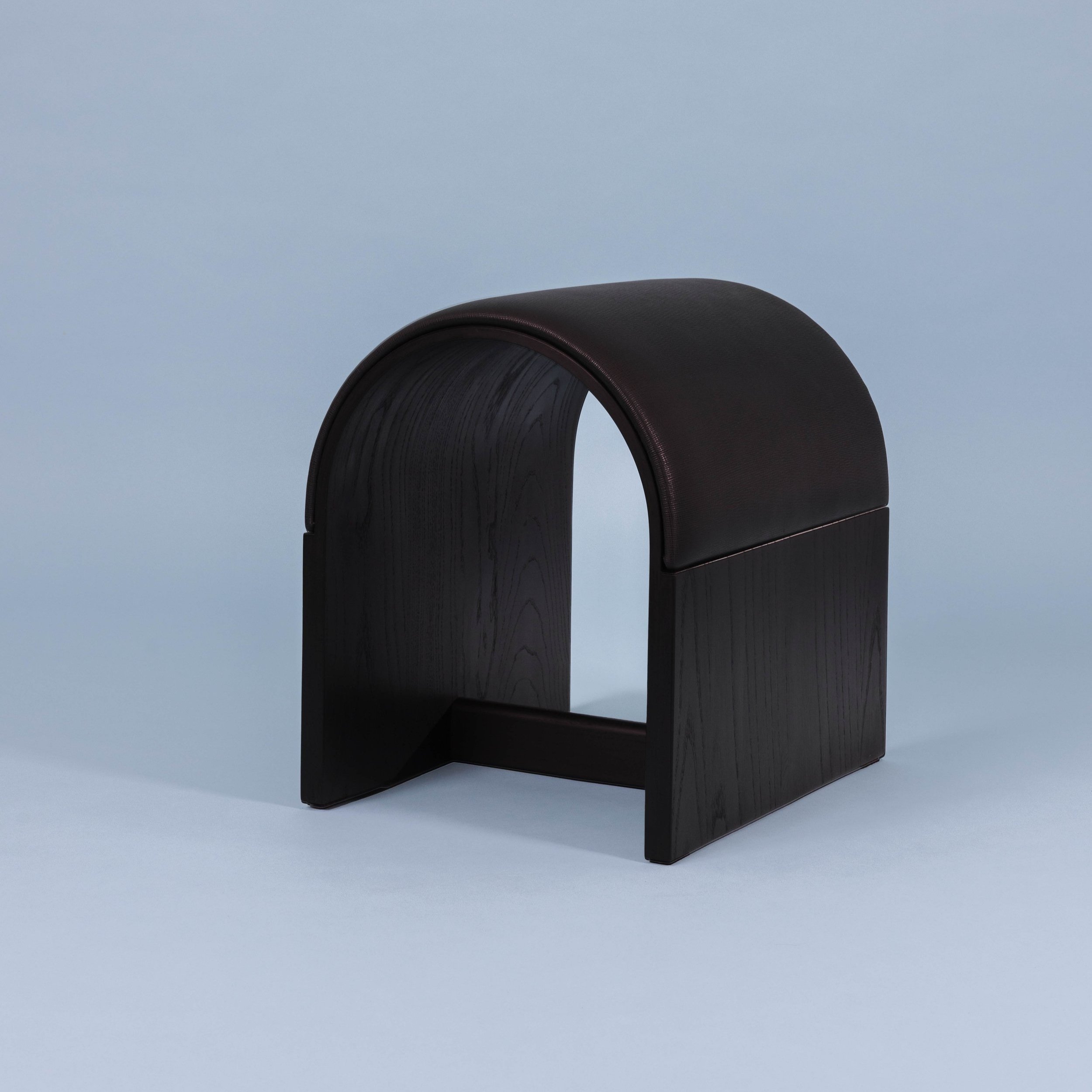 o.ottoman in blackened ash