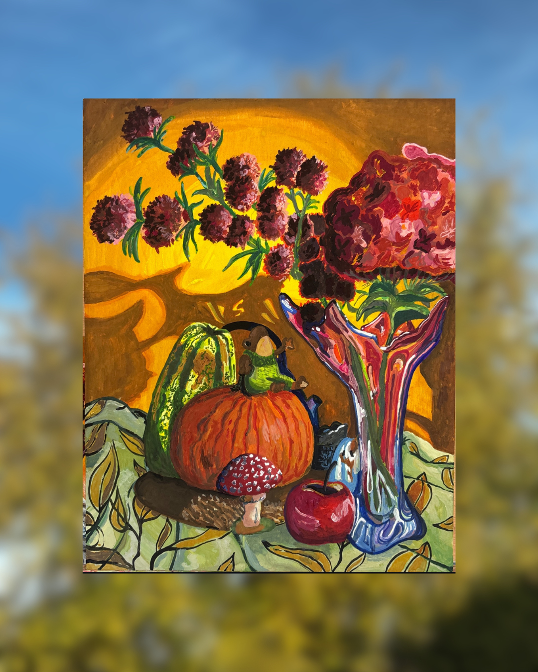 Herbstlicher Kunstdruck