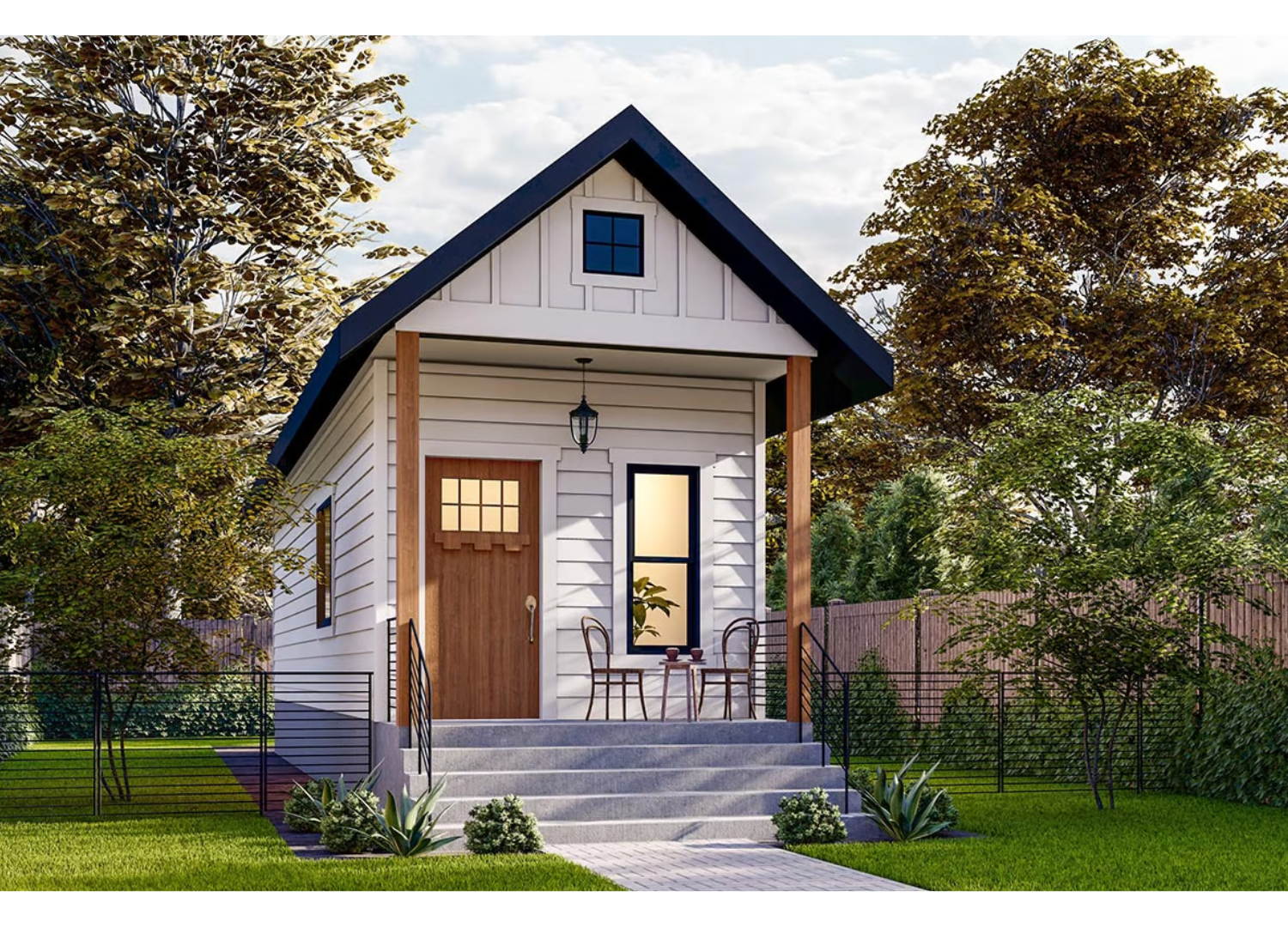 Poplar: 400 SF - 1 BR - 1 BA