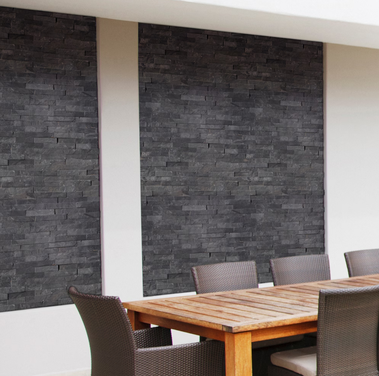 Natural Stone Tile In A Boardroom