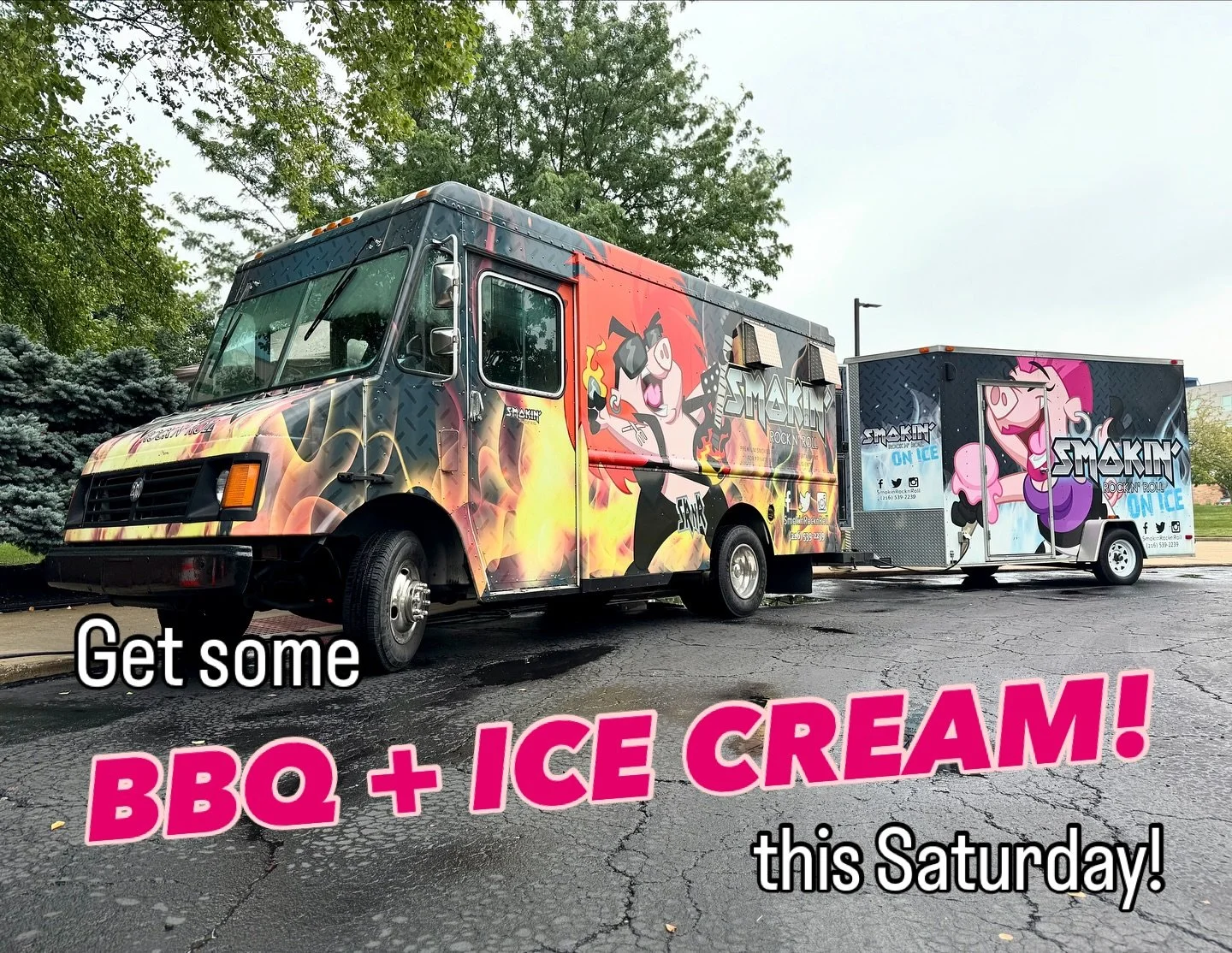 🔥🍦 BBQ + Ice Cream = Your Saturday Plans 🍦🔥

It&rsquo;s been a summer packed with private parties and corporate gigs, but THIS Saturday, we&rsquo;re setting up shop for EVERYONE to come get their fill of award-winning BBQ and ice cream! (that inc