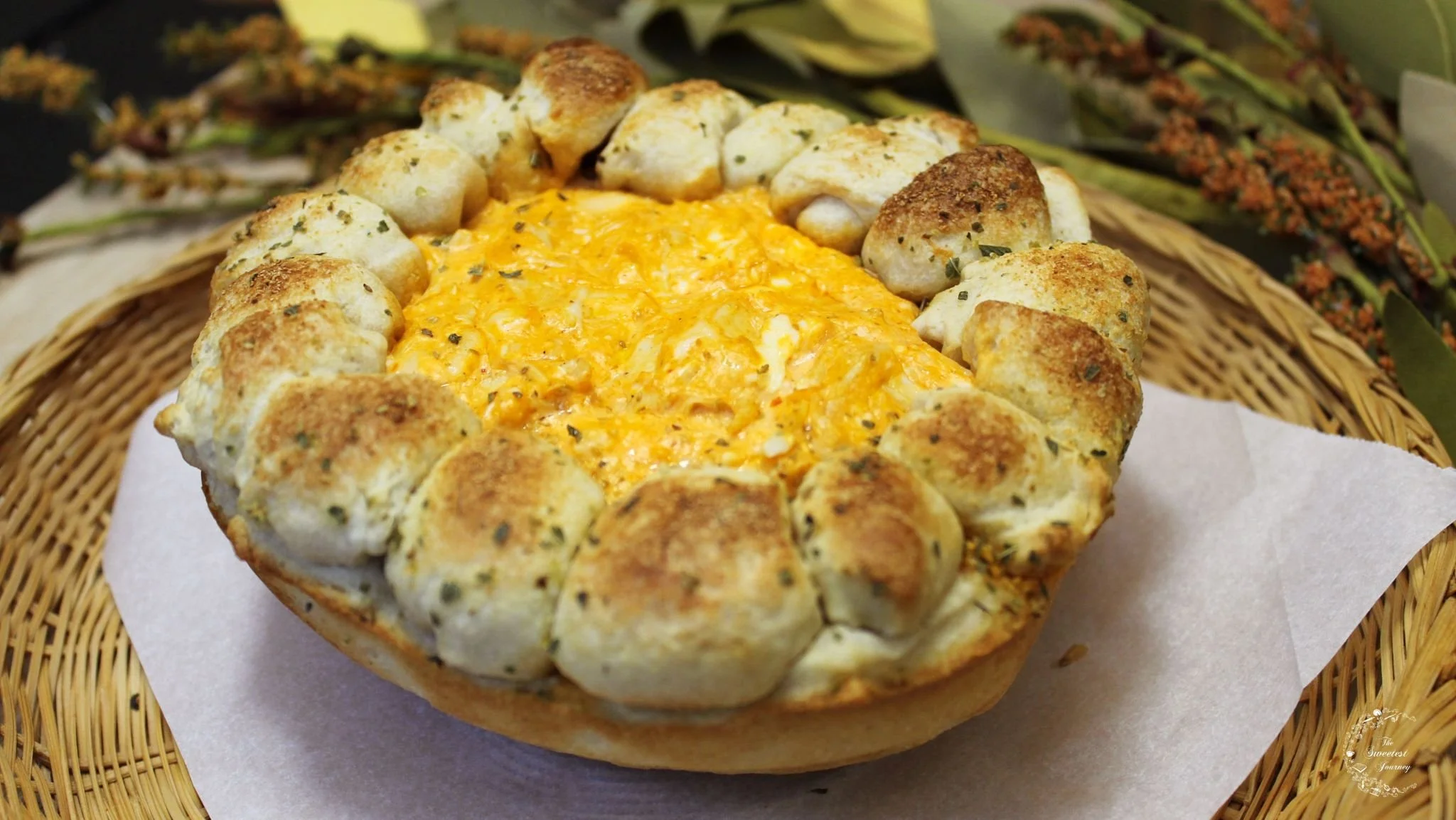       
  
        Buffalo Chicken Bread Bowl Recipe  Ingredients: 3 Cups Shredded Chicken &frac12; Cup Shredded Cheddar Cheese 2/3 Cup Muenster Cheese &frac12; Cup Buffalo Sauce &frac12; Cup Ranch Dressing 8 oz Cream Cheese Softened 2 Refrigerated Pi