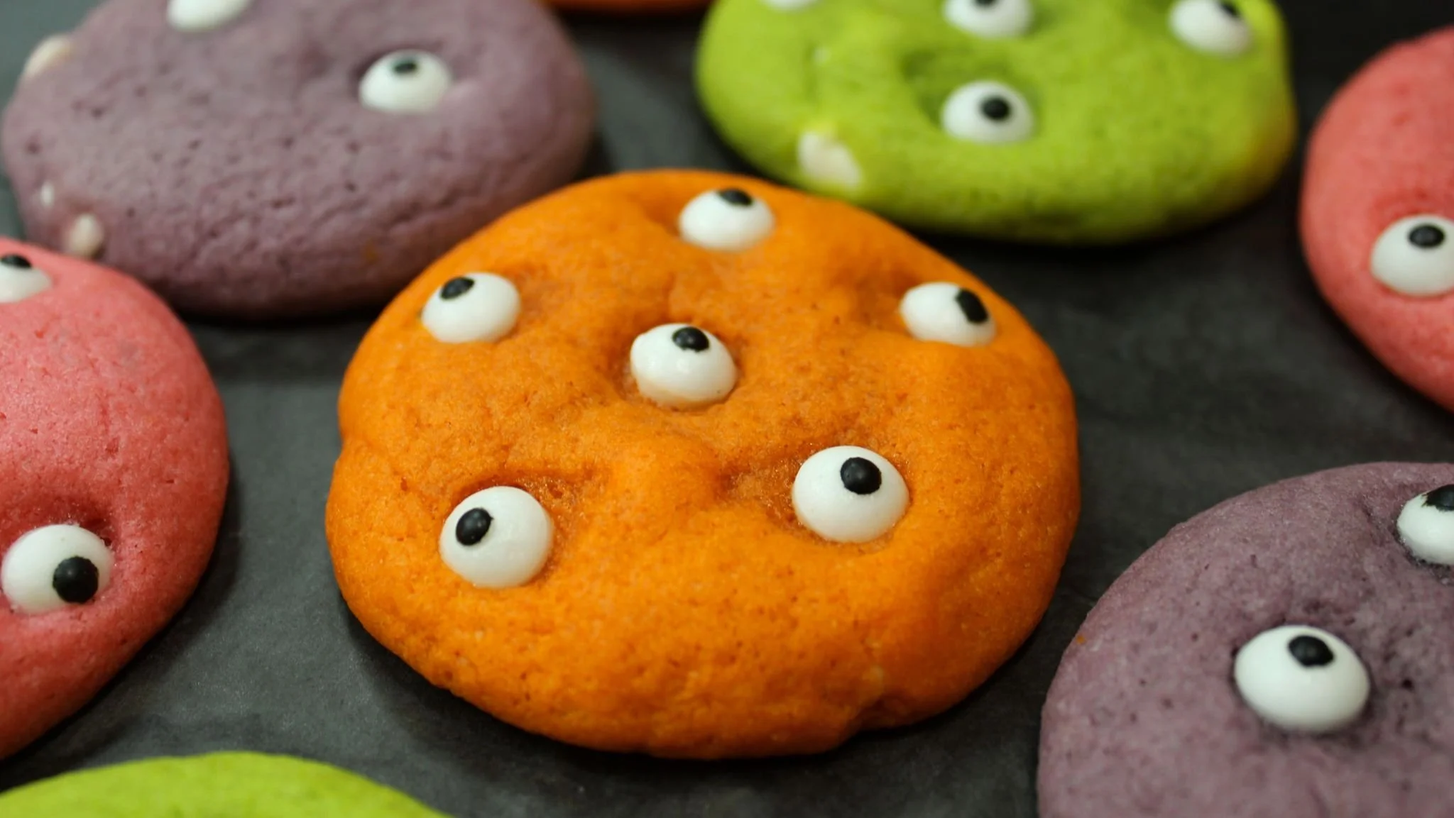       
  
        Monster Cookies | #Halloween Recipes  Celebrate the spooky season with these delectable and ghoulish monster cookies!~   Ingredients:    3 Cups Flour (360g)  ½ Teaspoon Baking Soda (2.5g)  1/8 Teaspoon Salt (0.75g)  1 Cup Butter, So