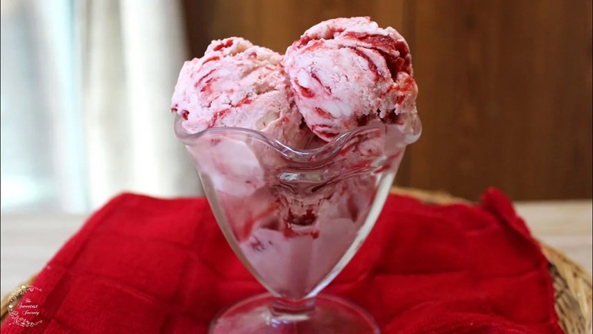       
  
        Cherry Cheesecake Ice Cream Recipe |   No Churn Ice Cream   Ingredients:     2 Cups Heavy Whipping Cream (480ml)   2 Teaspoons Vanilla (10ml)   14 oz. Sweetened Condensed Milk (369g)   8 oz. Cream Cheese, Softened &amp; Sliced (226g