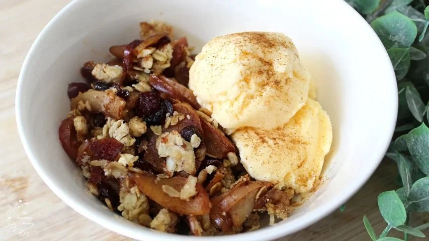      
  
















   
    
      
    
     
       
        
       
     
    
    



   


 
  
 

         
  
    
Apple Cranberry Crisp Recipe   
How to make a baked crisp with fresh apples and dried cranberries.     Ingredients:      3