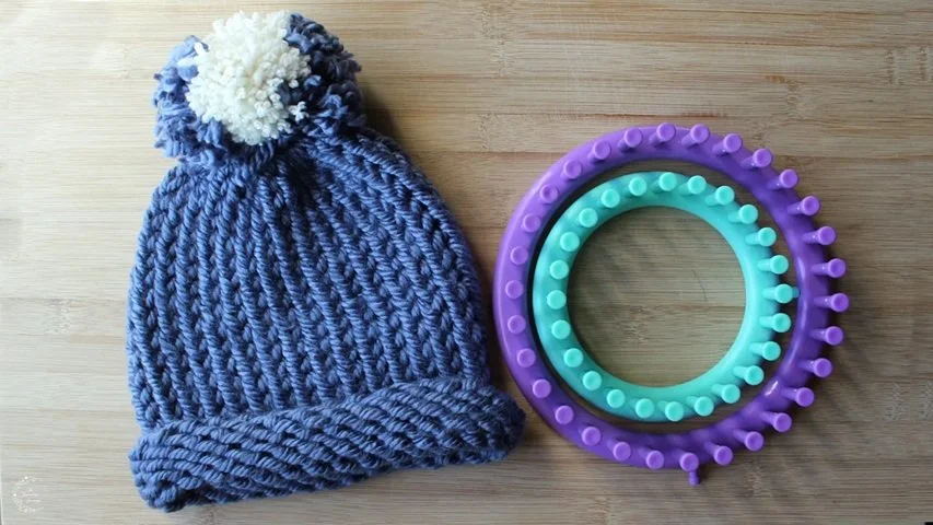 How to Knit a Hat Using a Round Loom | Easy Pattern