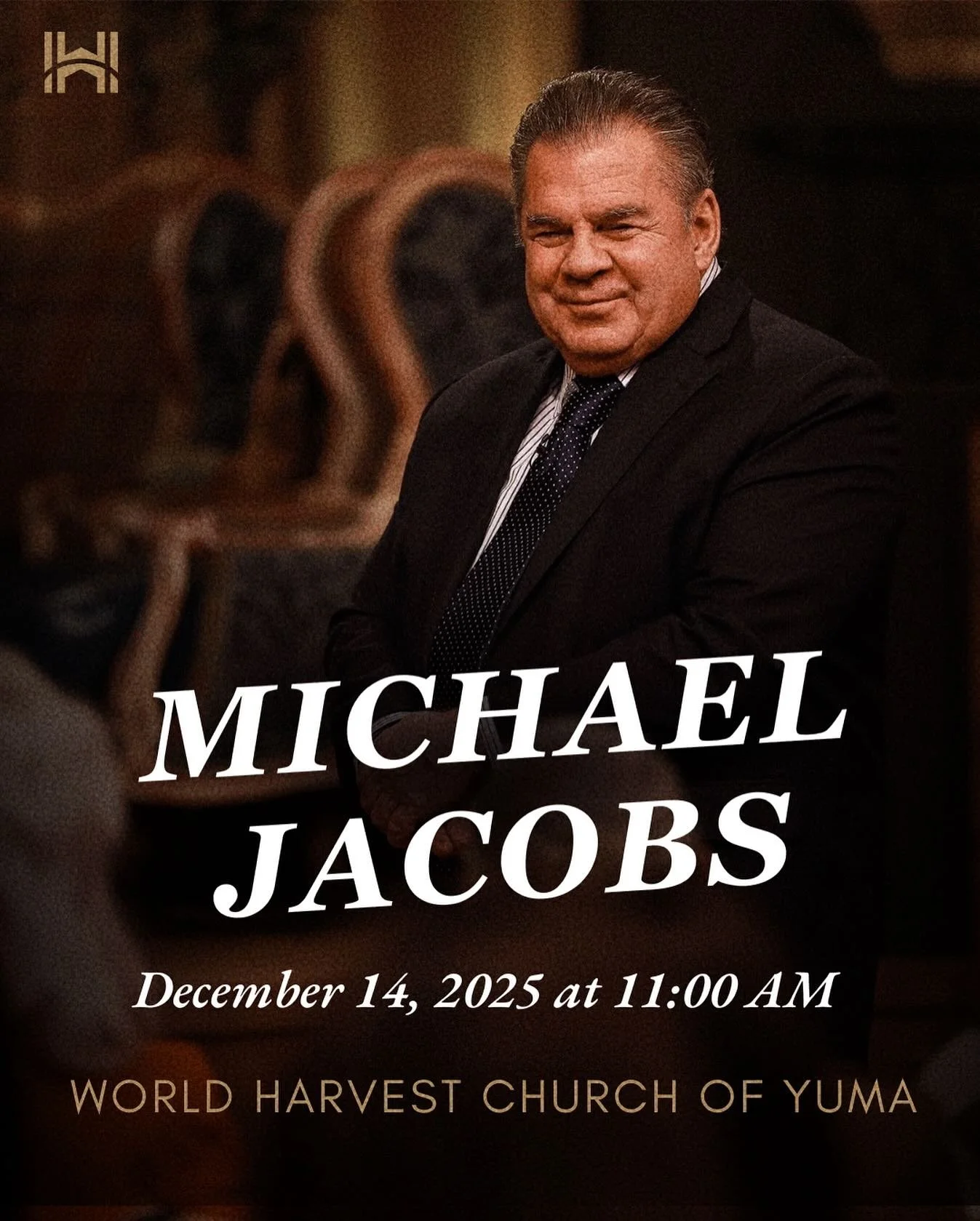 Join us for a special meeting with Dr. Michael Jacobs on Sunday, December 14, 2025 at 11:00 AM! You won&rsquo;t want to miss this powerful meeting! We&rsquo;ll see you there!