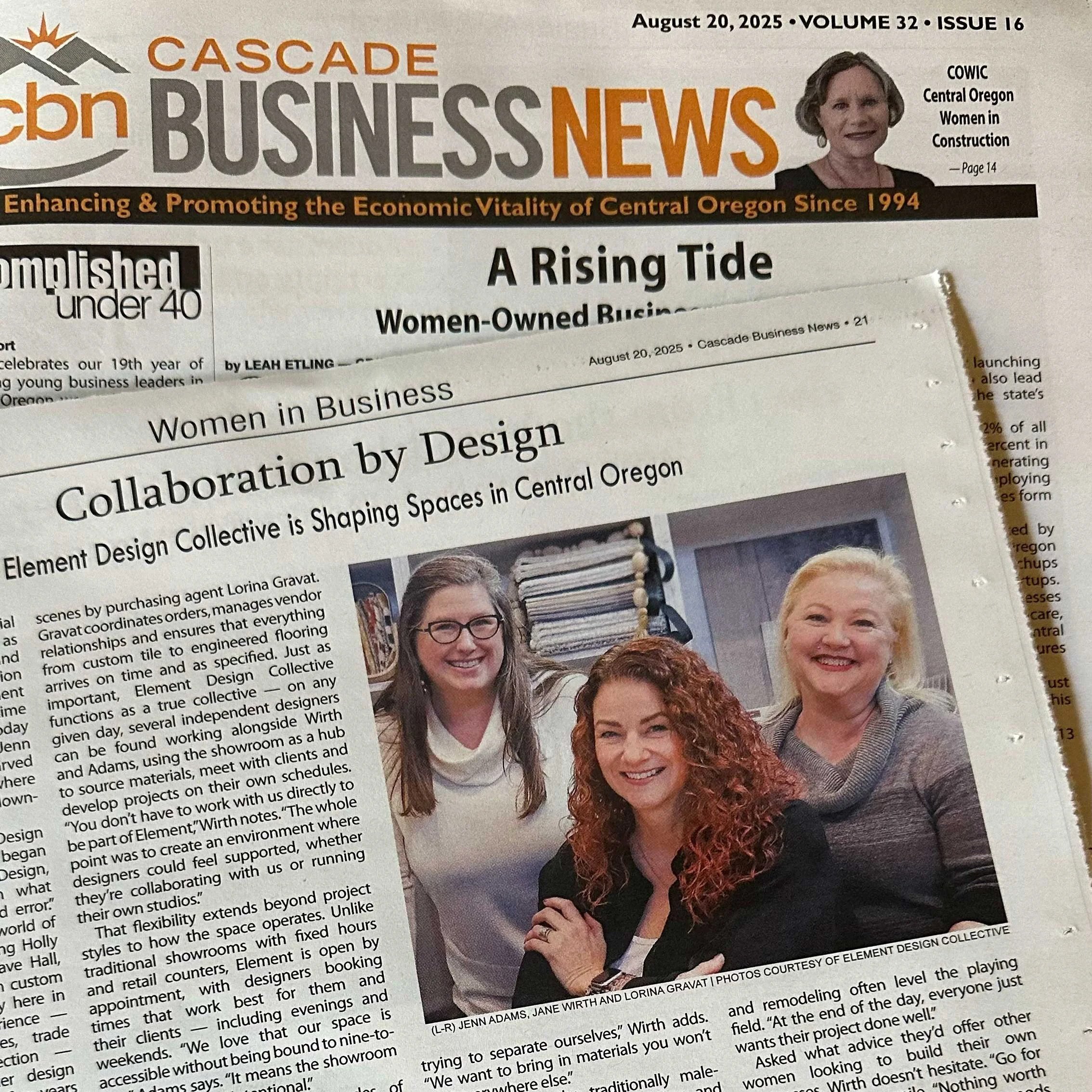 We’re in Cascade Business News!