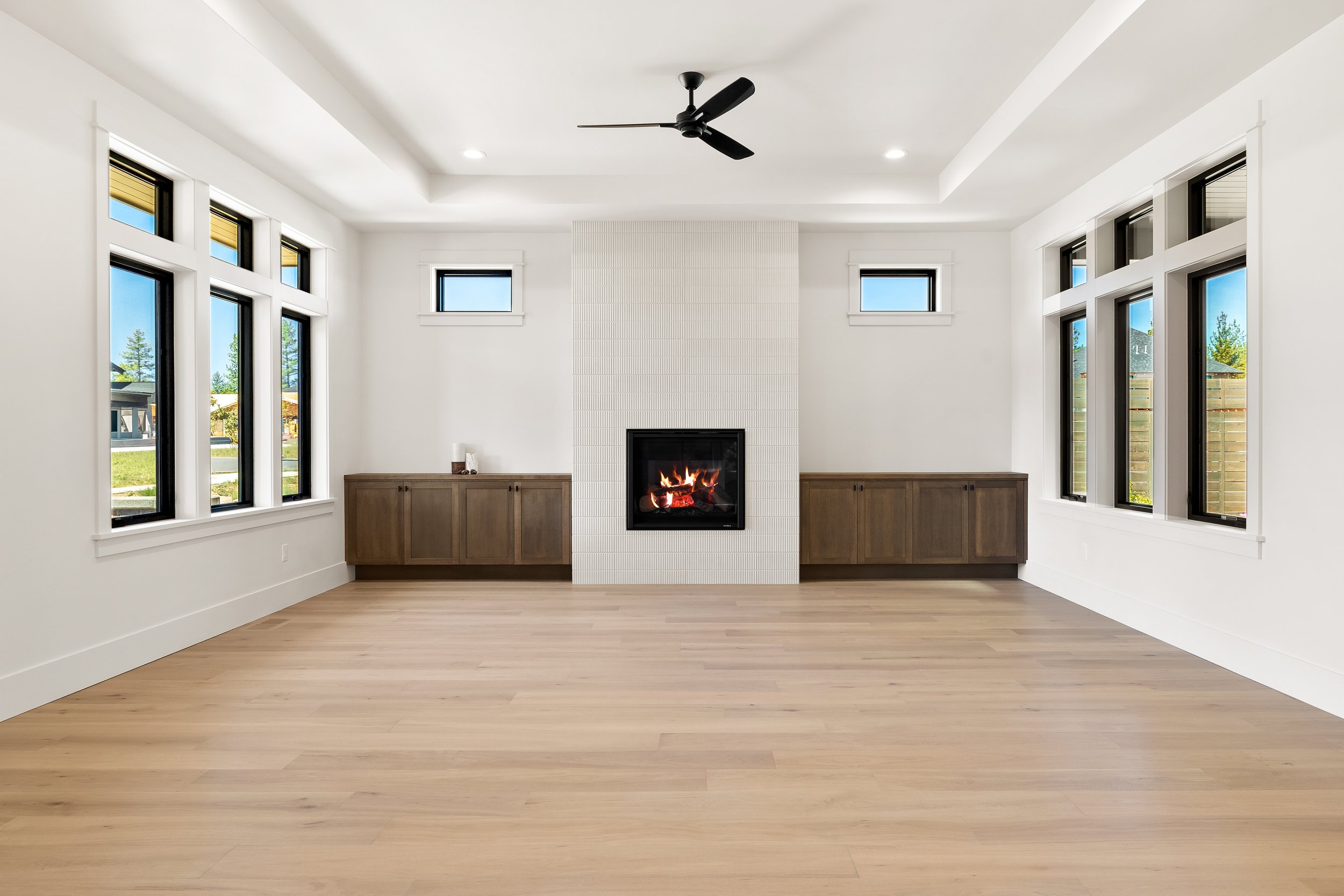 Hardwood, engineered wood, wide-plank flooring in curated finishes