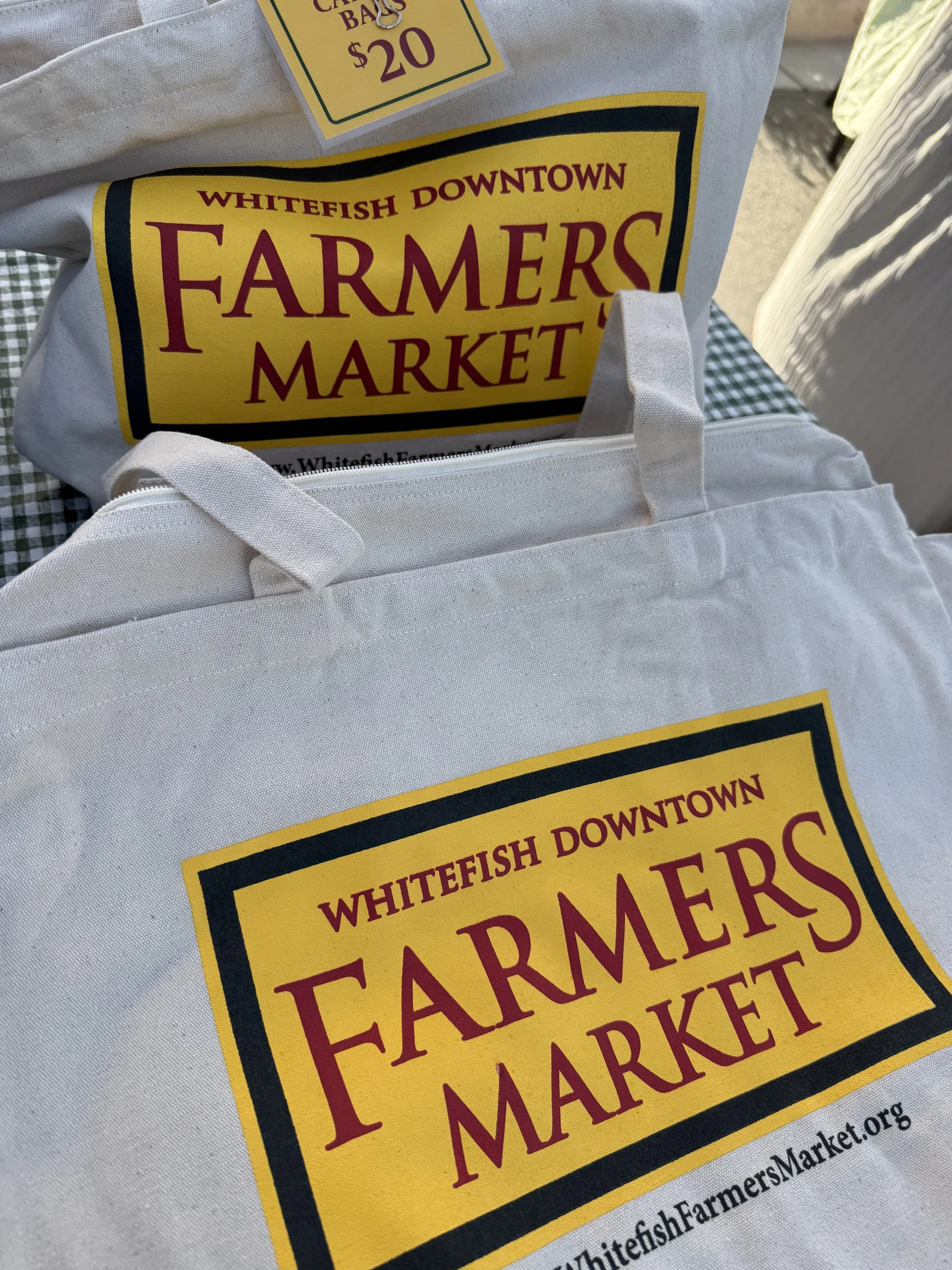 Farmers Market t-shirts.