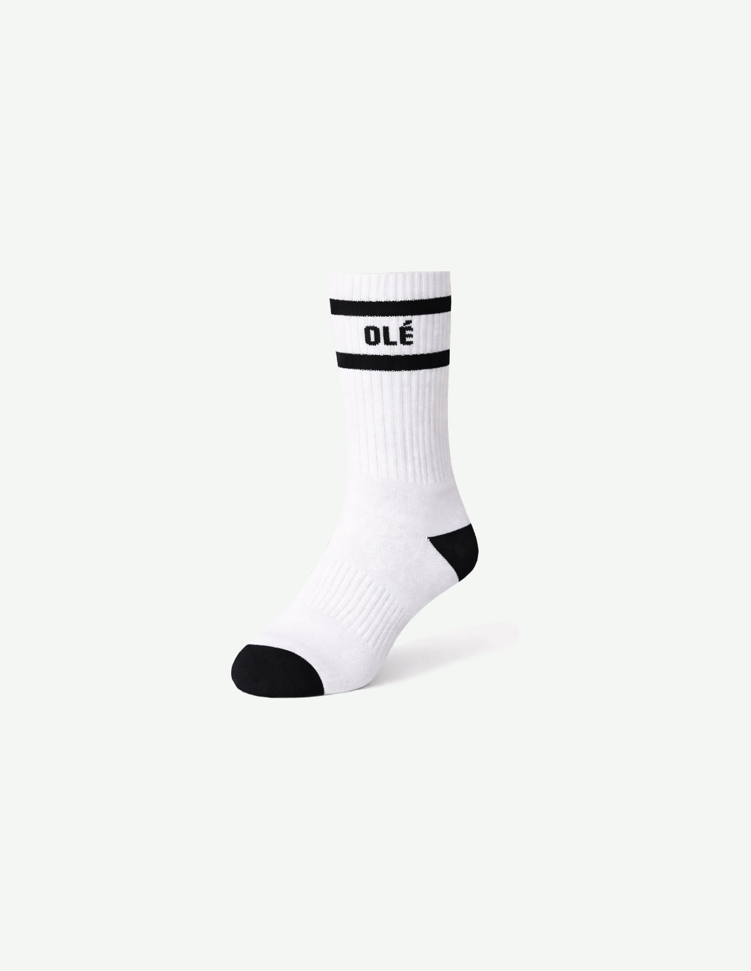 Classic White Olé Crew Sock