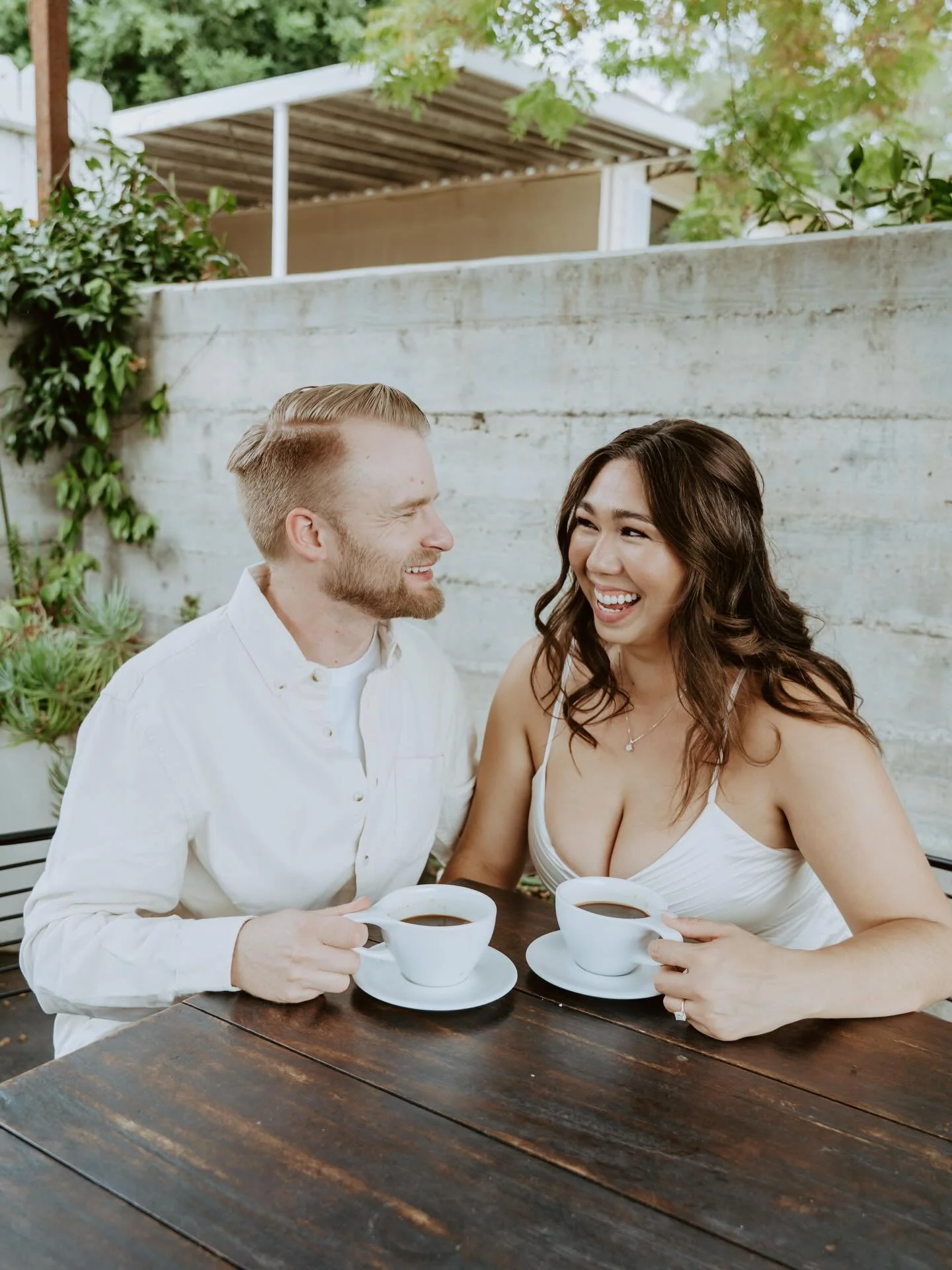 S+D come to this coffee shop all the time, so choosing it for their engagement session felt so right. I love when couples pick places that mean something to them, it makes the photos that much sweeter!! 🫶