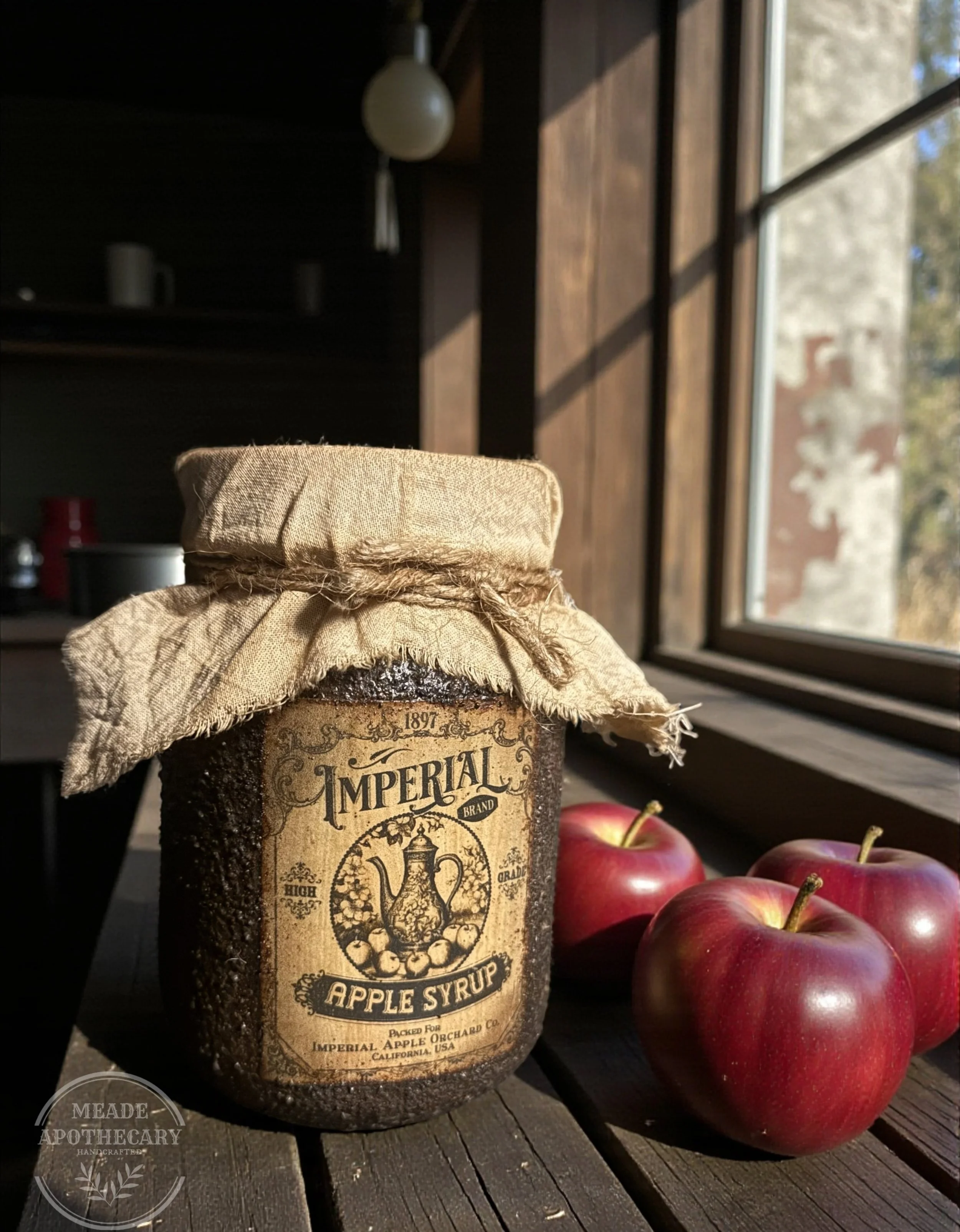 Apple Syrup Grubby Jar