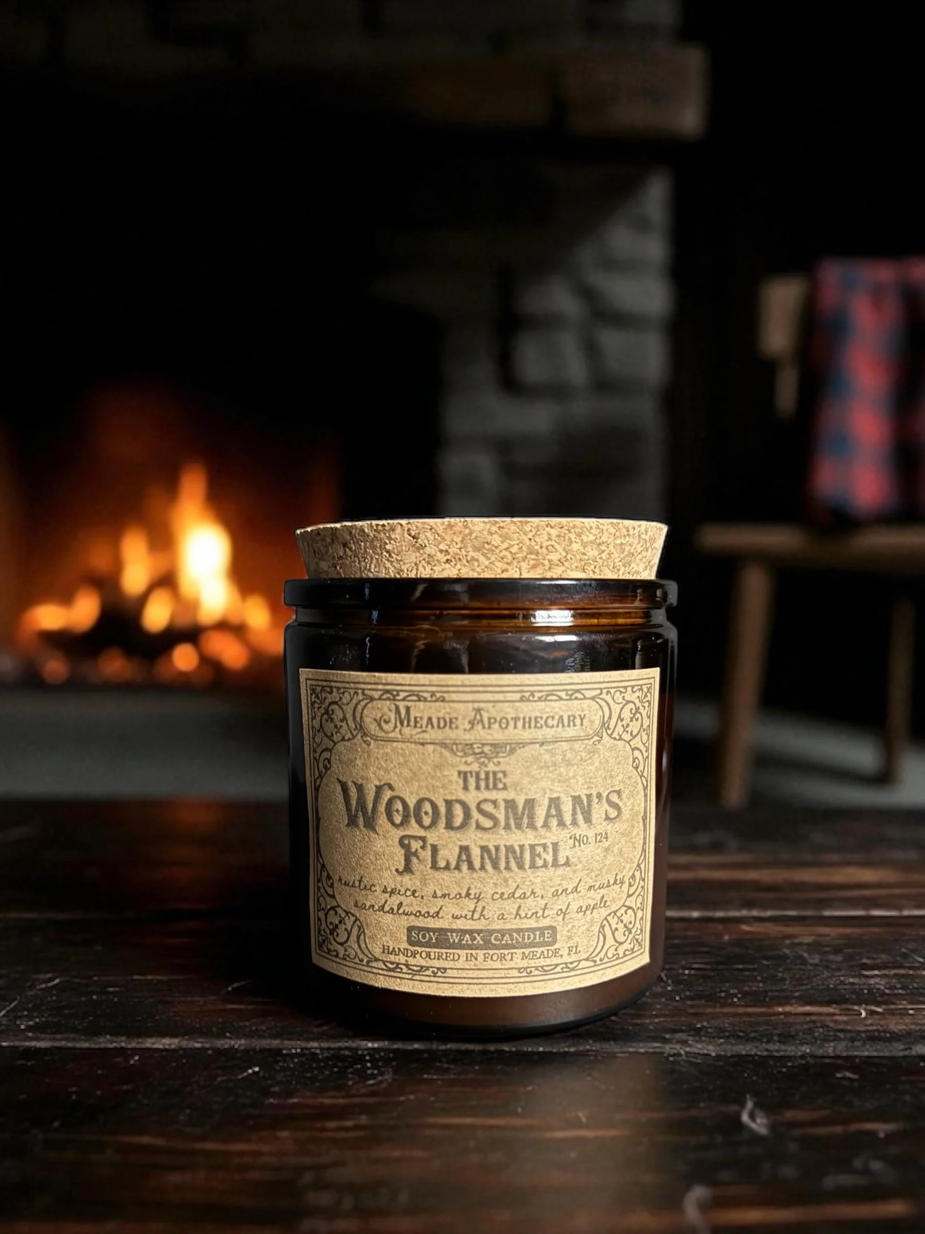 The Woodsman's Flannel Candle