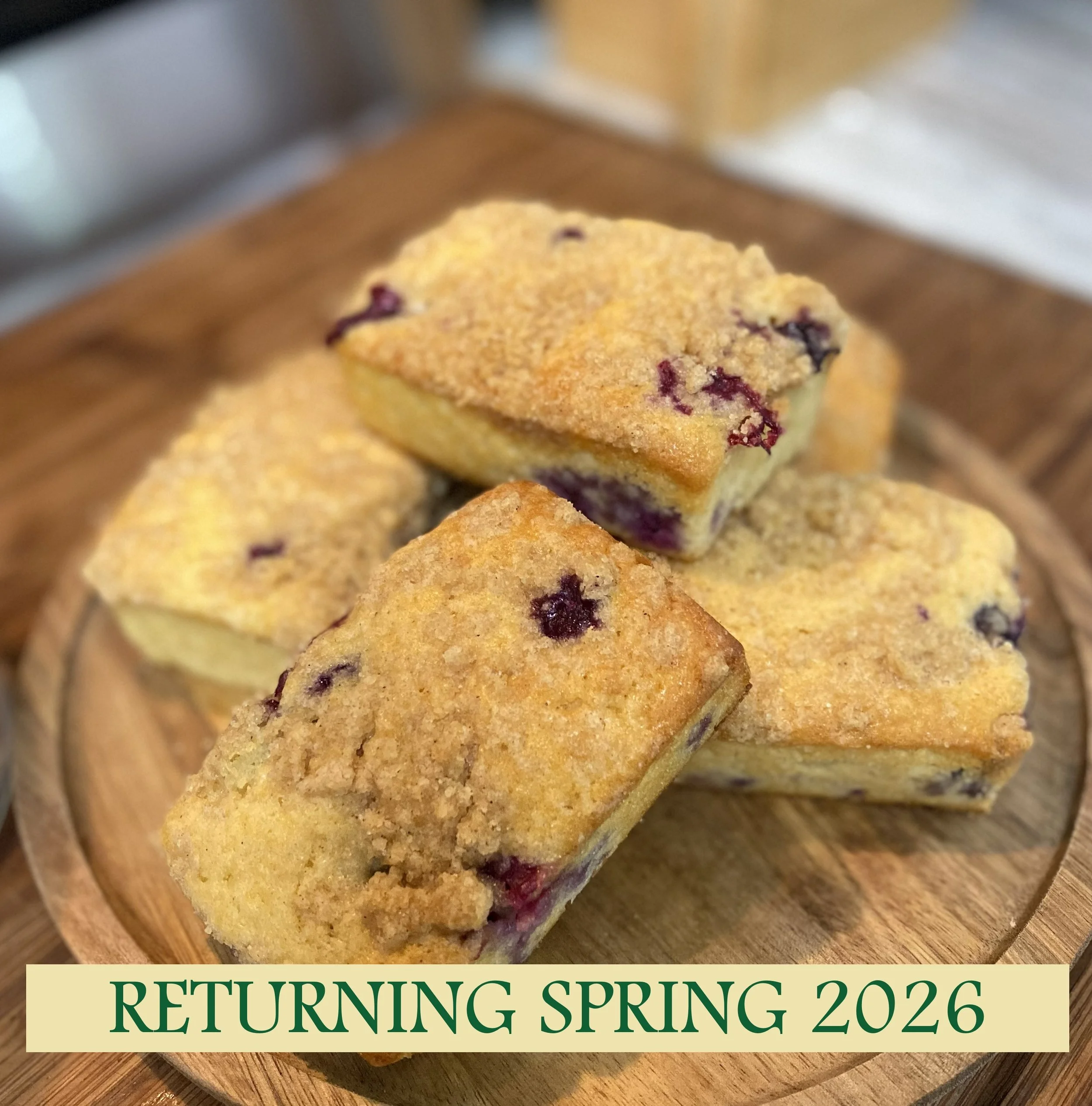 Blueberry Streusel Mini Loaves (6 count)