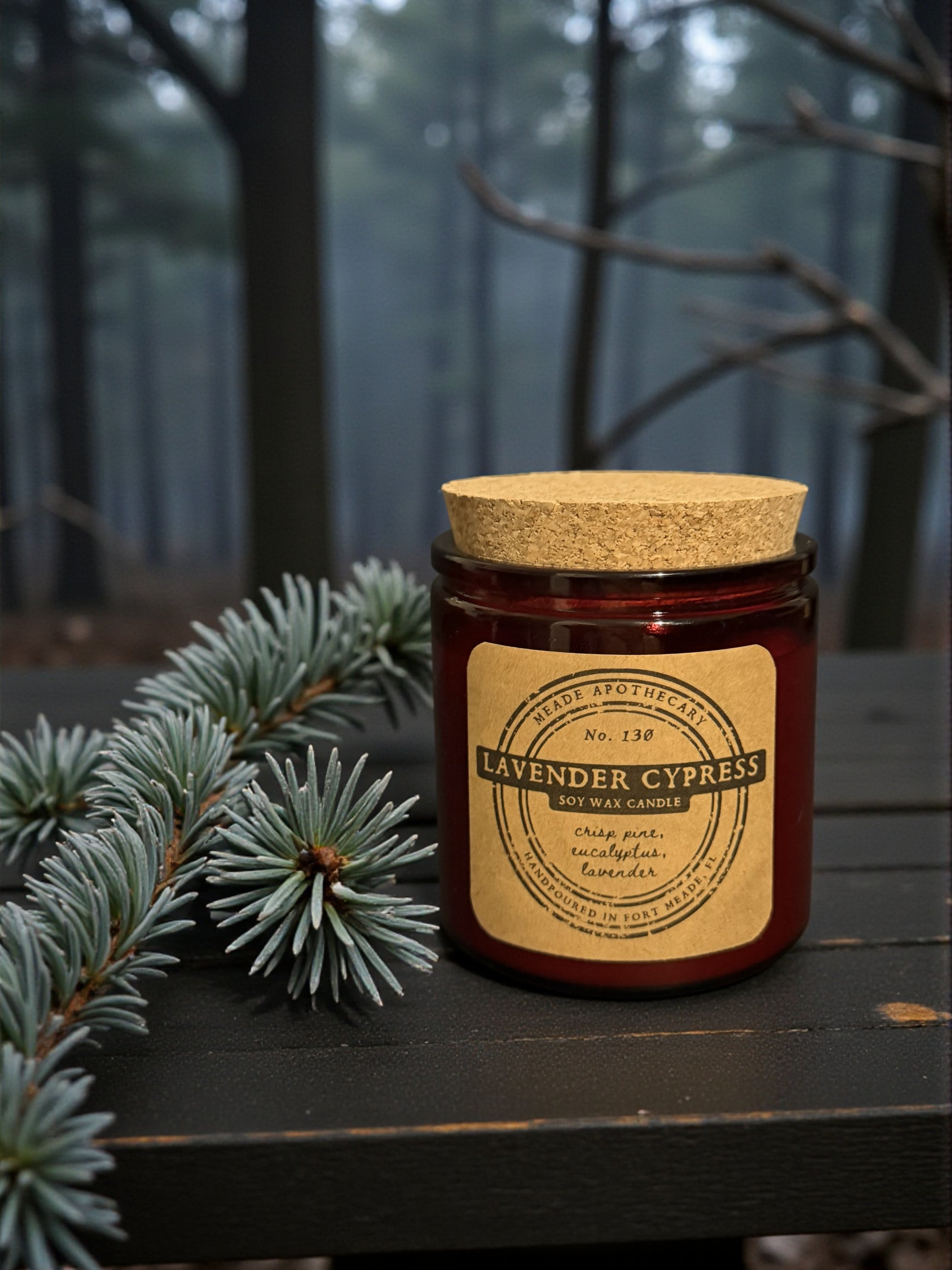 Lavender Cypress Candle