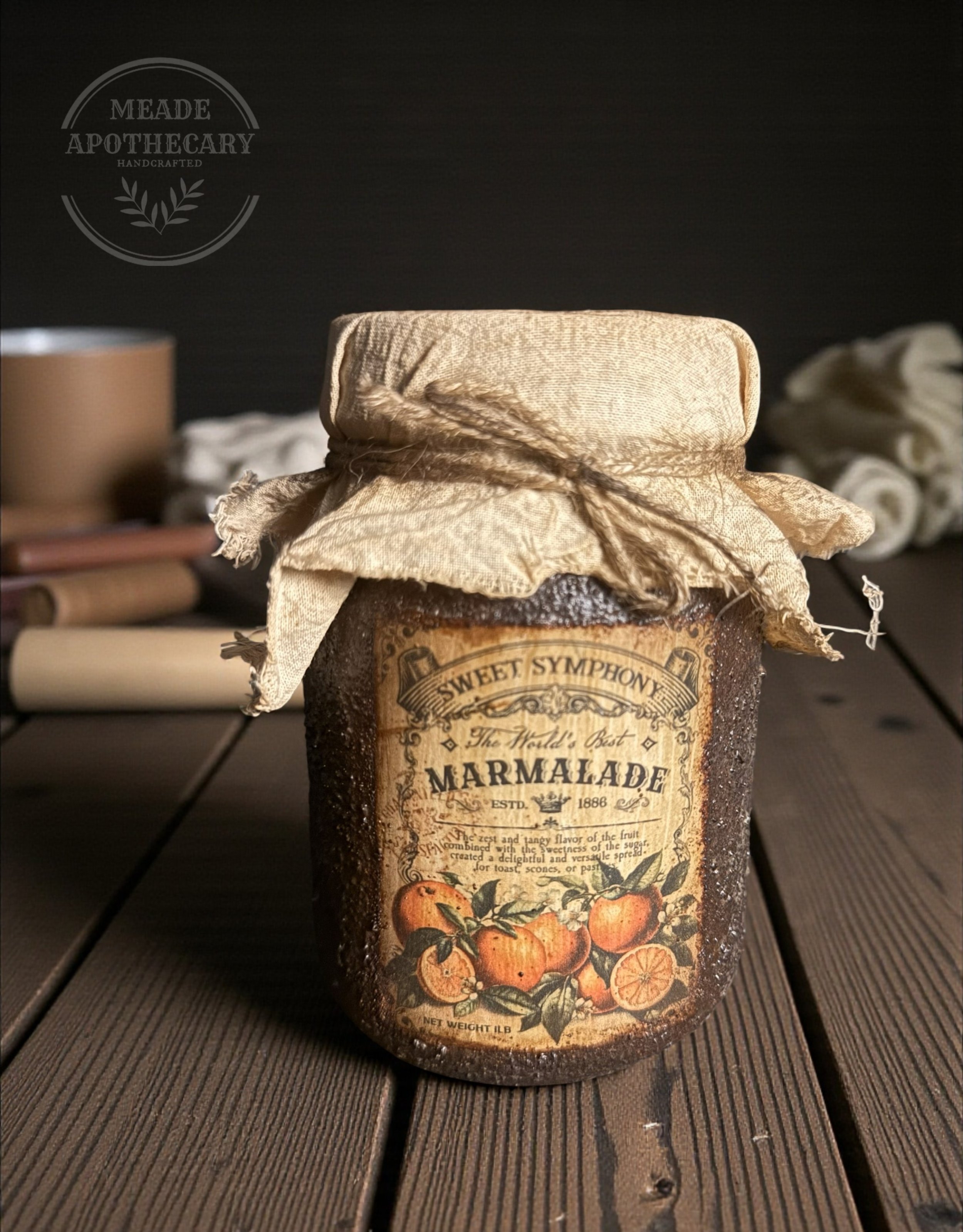 Marmalade Grubby Jar