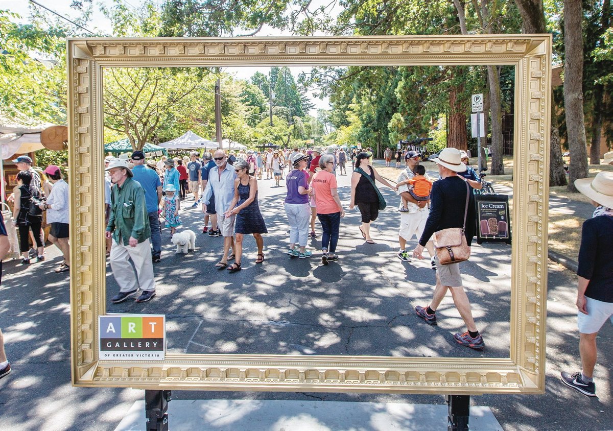 Moss Street Paint-In, brought to you by the Art Gallery of Greater Victoria
