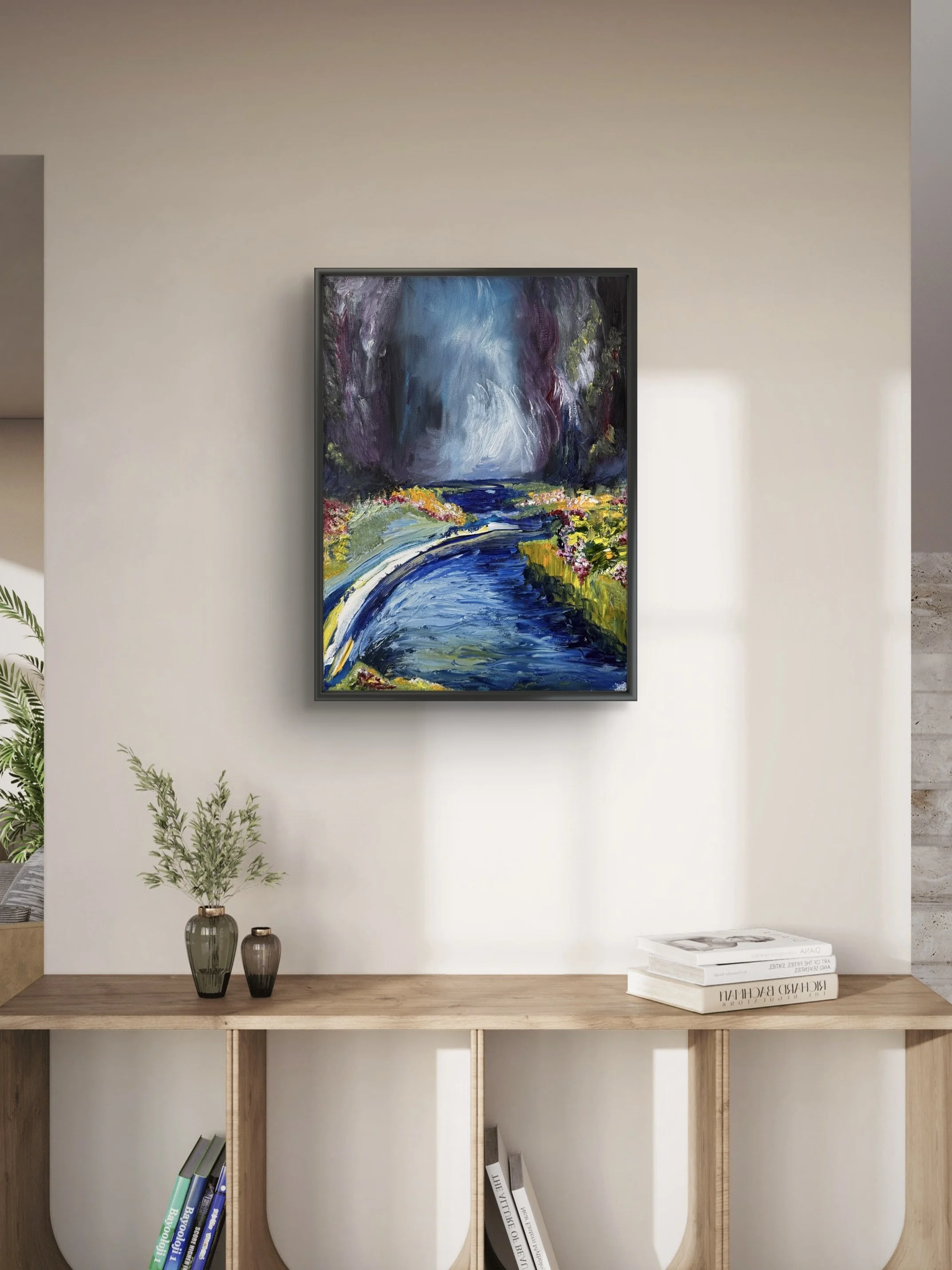 Shimmer Original, Oil on Panel