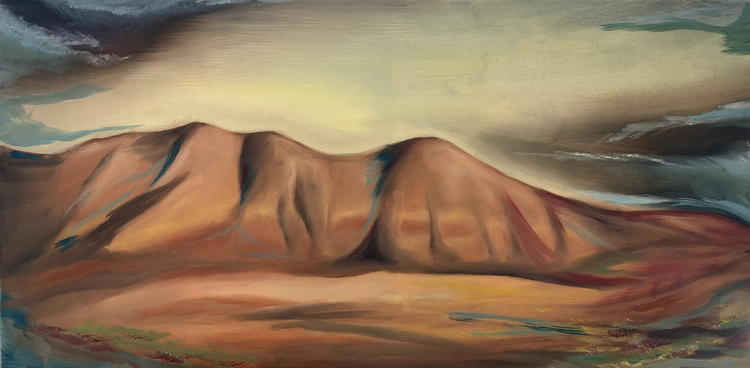 Painted Hills, 2021, Oil on Canvas