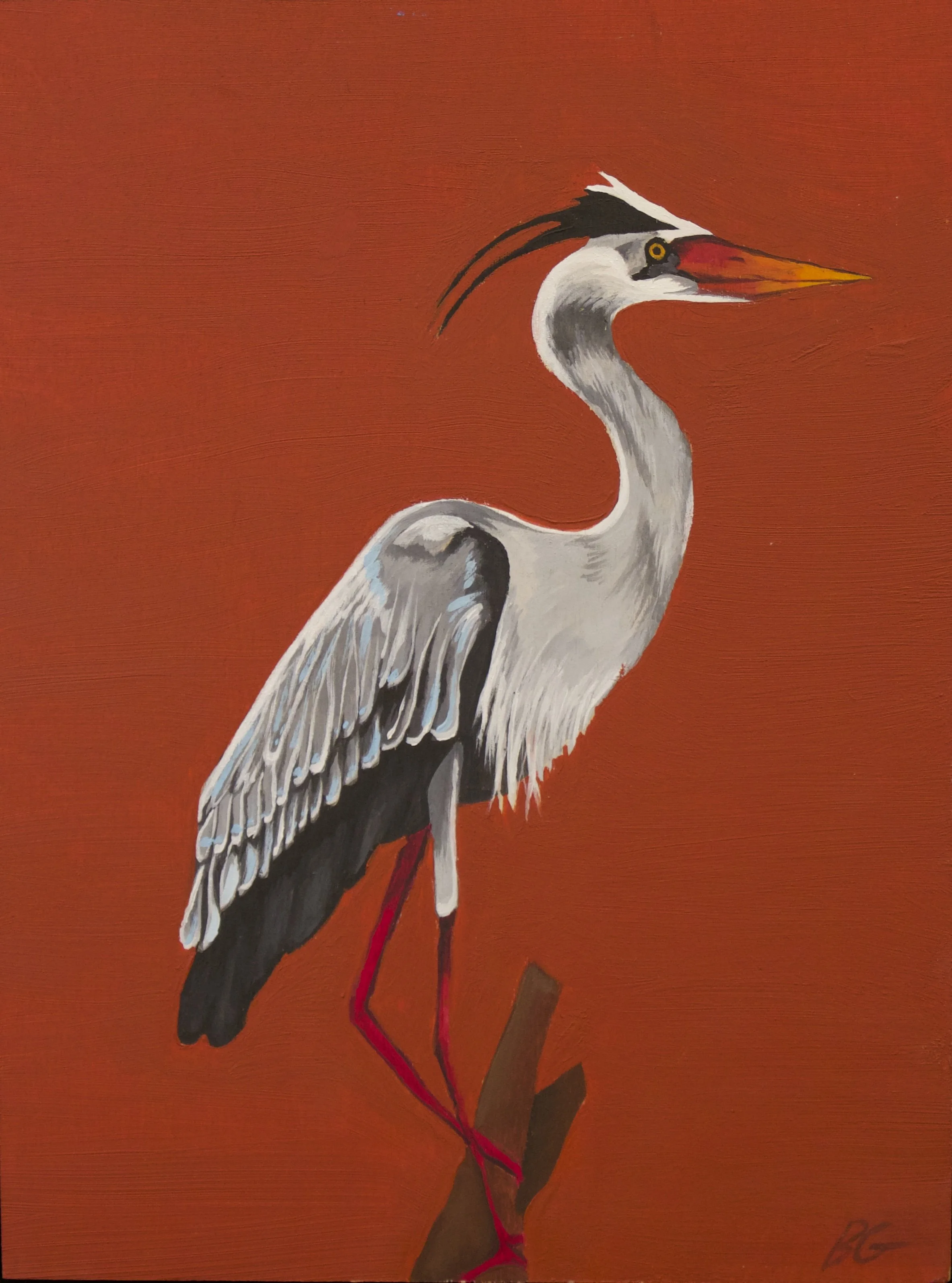 Hairen, 2022, Oil on Panel 