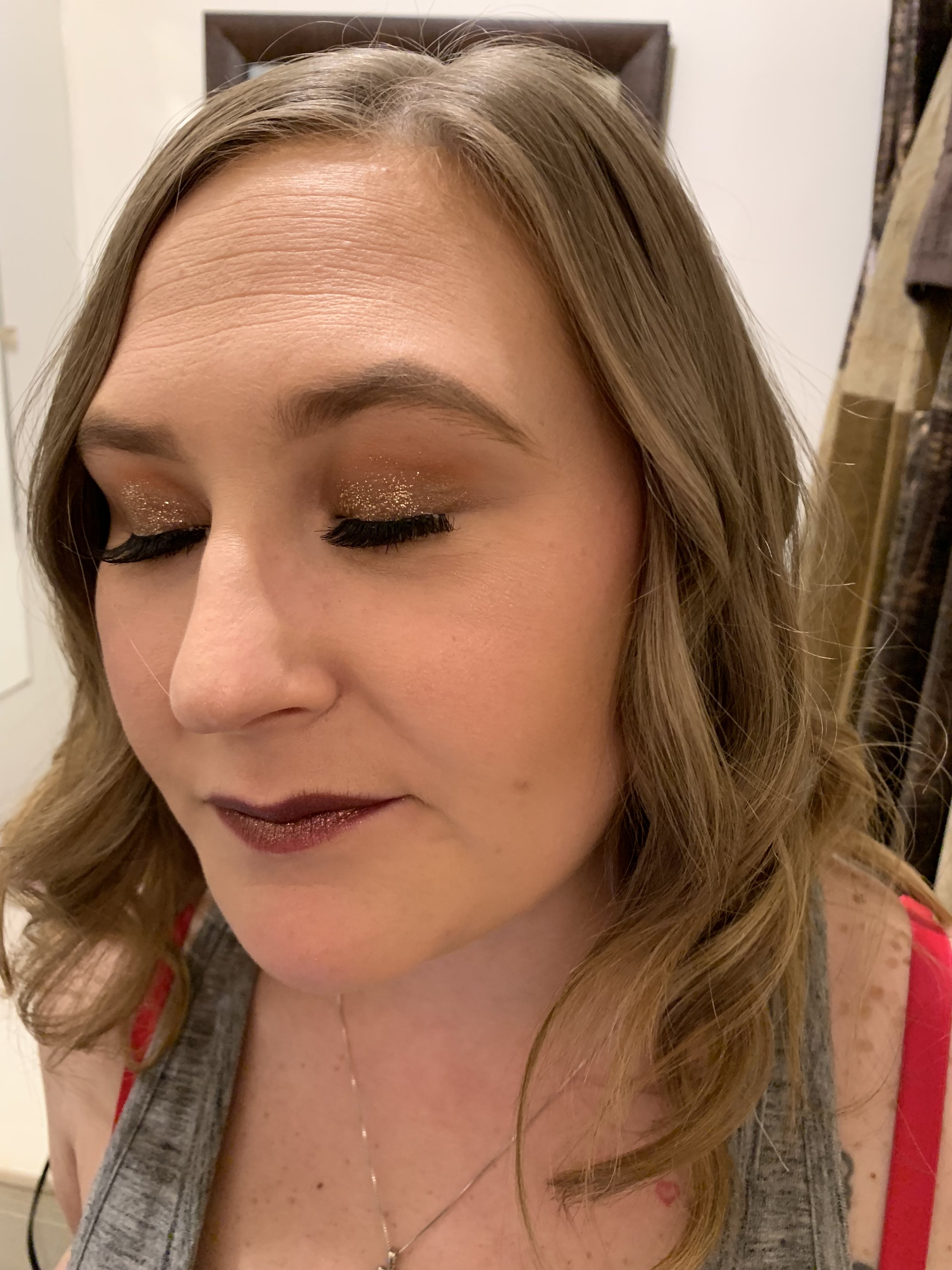 Night out makeup-forgot the before pic