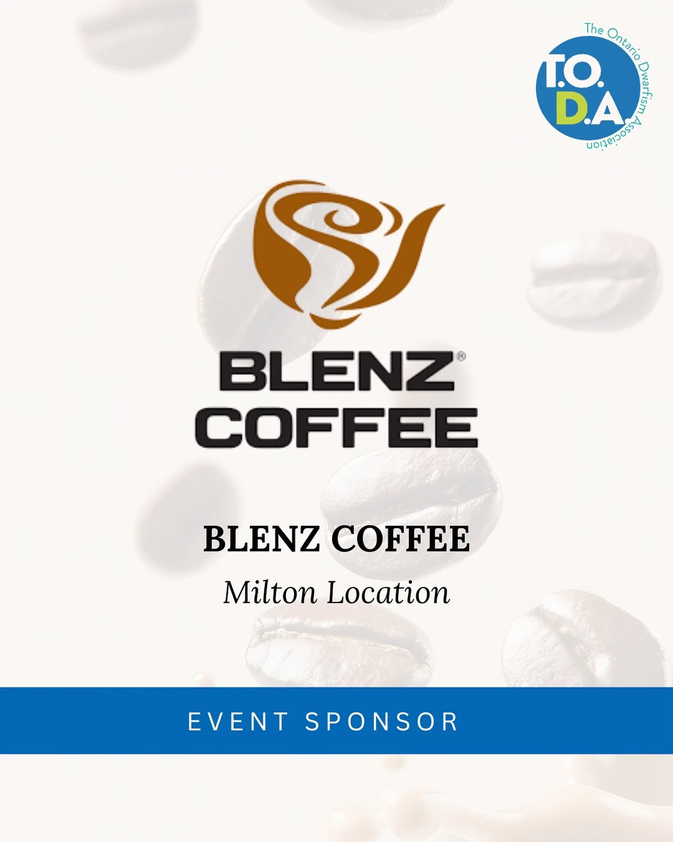 Thank you to @blenzmilton for joining us as a sponsor! Thanks to you we&rsquo;ll have warm and delicious coffee to sip on while connecting together! ☕️